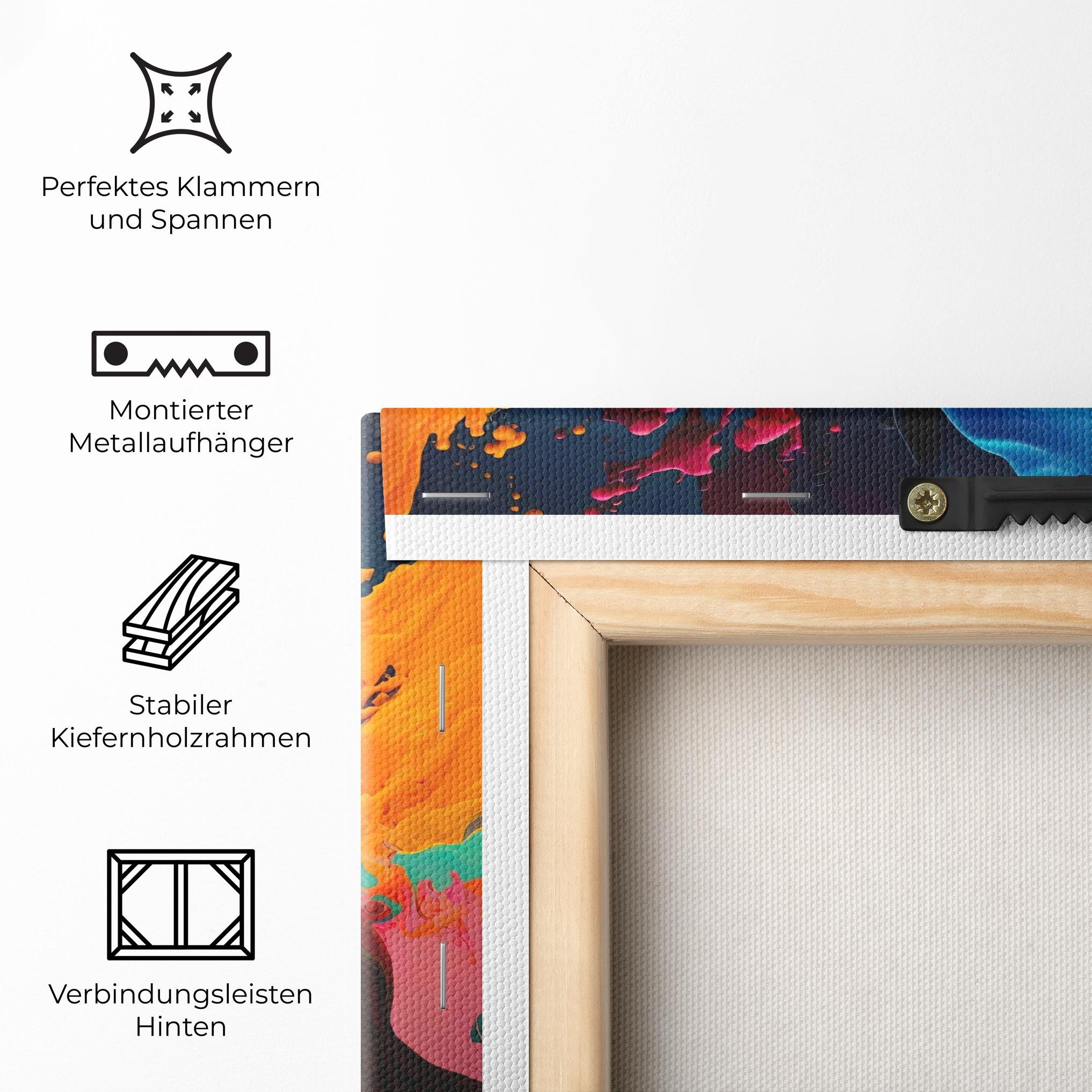 Leinwandbild Color Floating mockup 5
