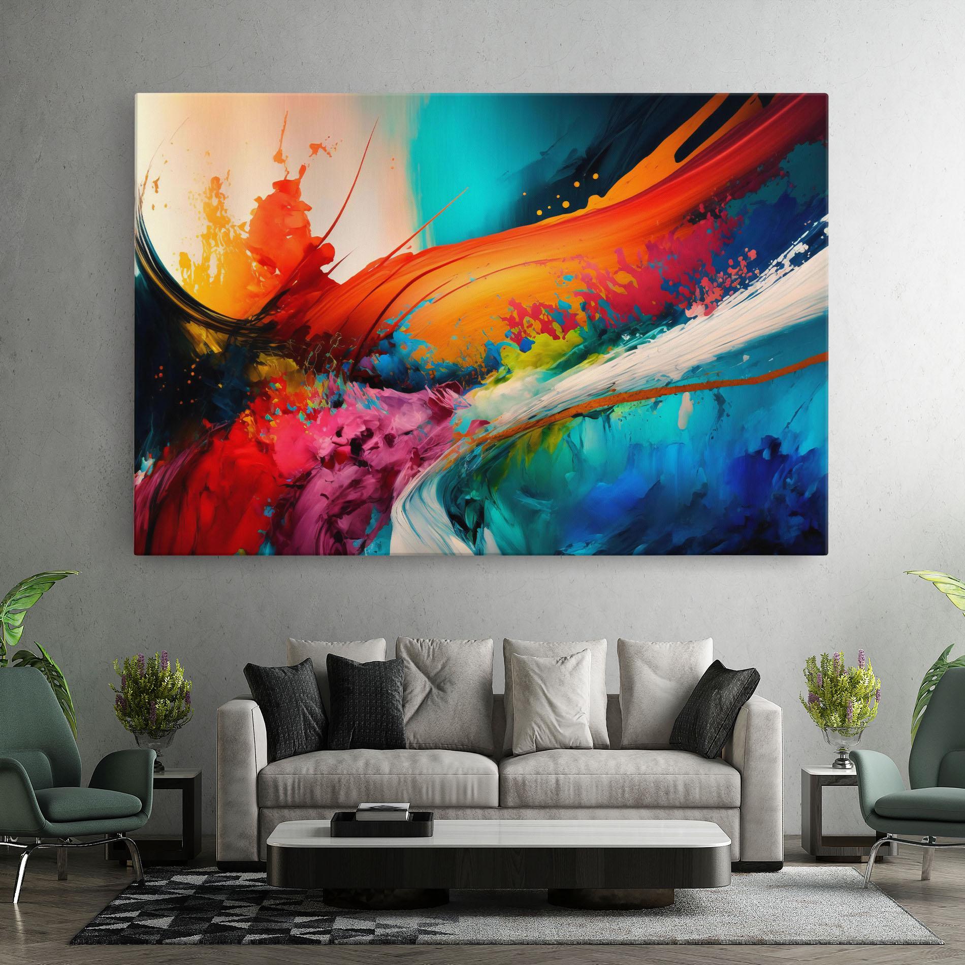 Leinwandbild Art Brush Strokes mockup 7