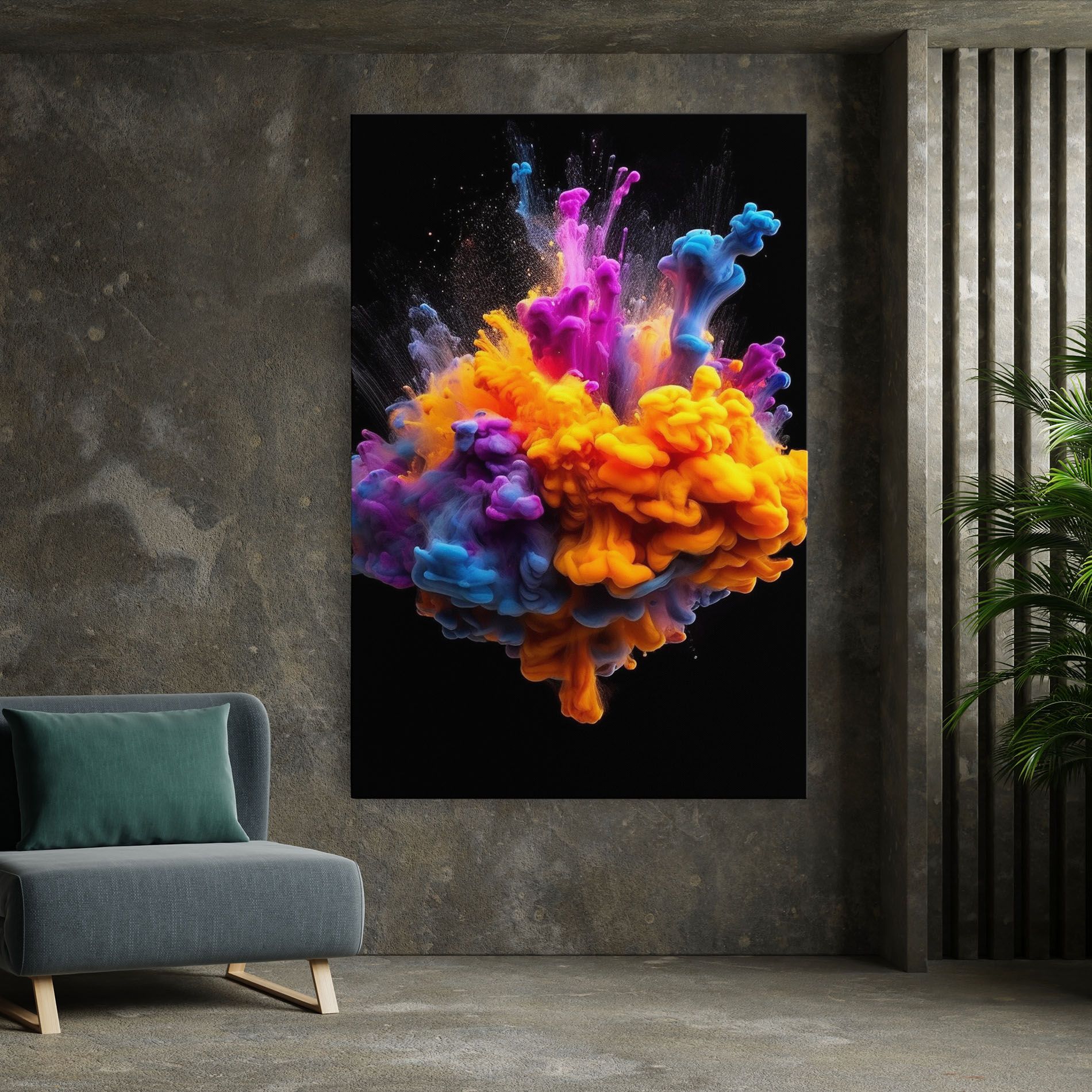 Colorful Cloud Liquid mockup 7