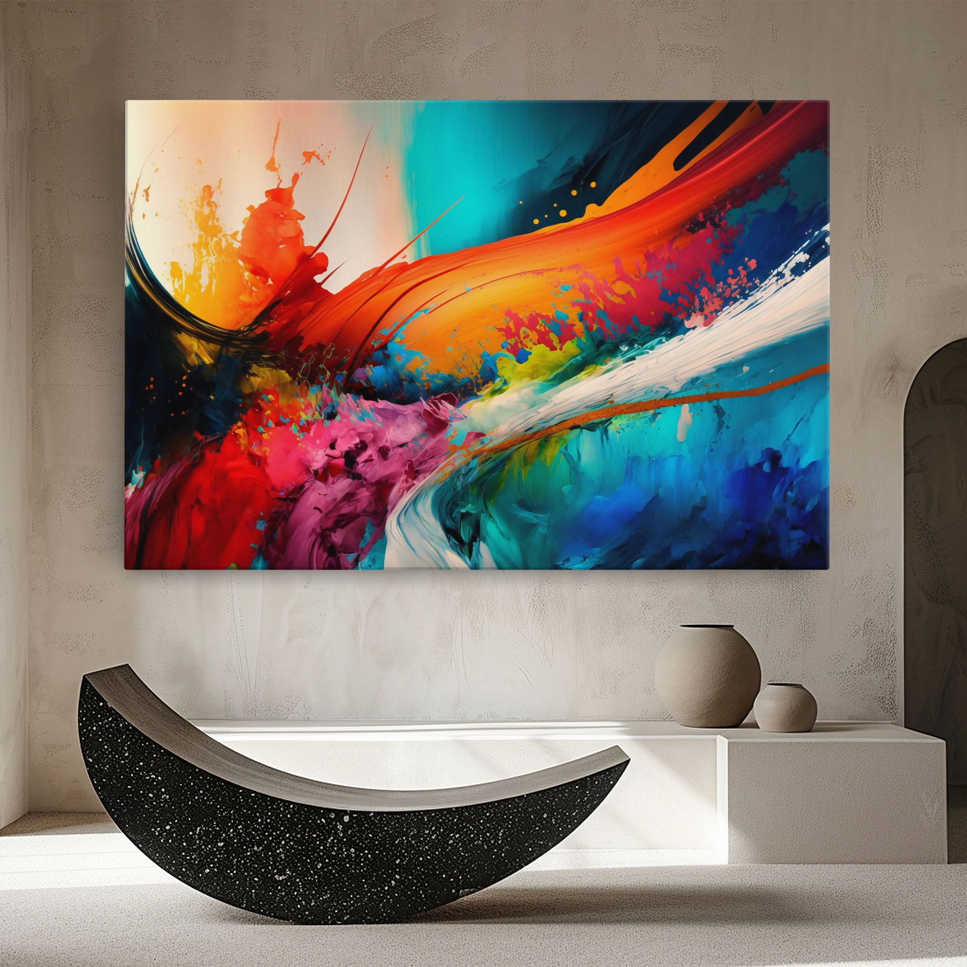 Art Brush Strokes mockup 8