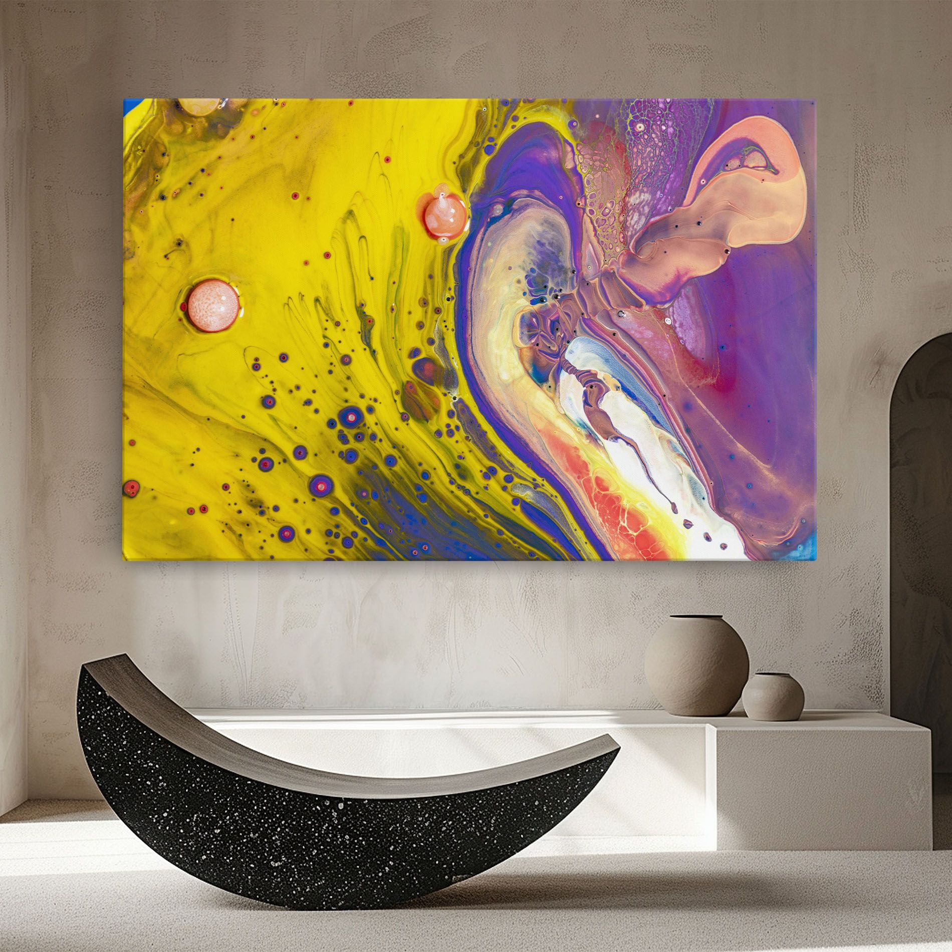 Colorful Liquid Marble mockup 8