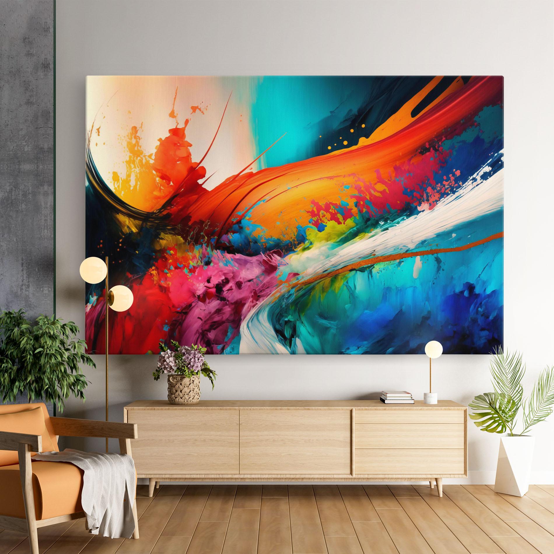 Leinwandbild Art Brush Strokes mockup 9