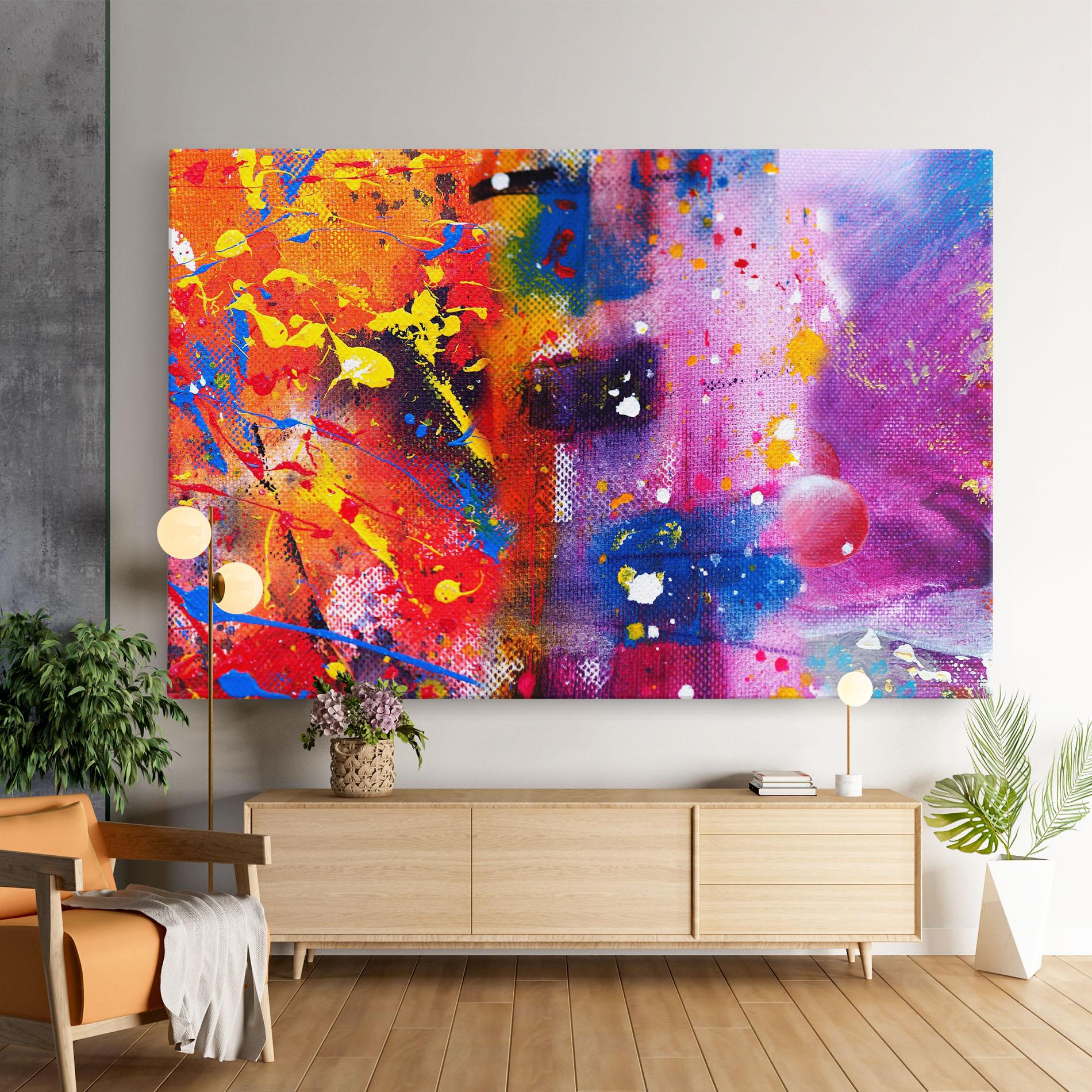 Leinwandbild Art Panorama mockup 9