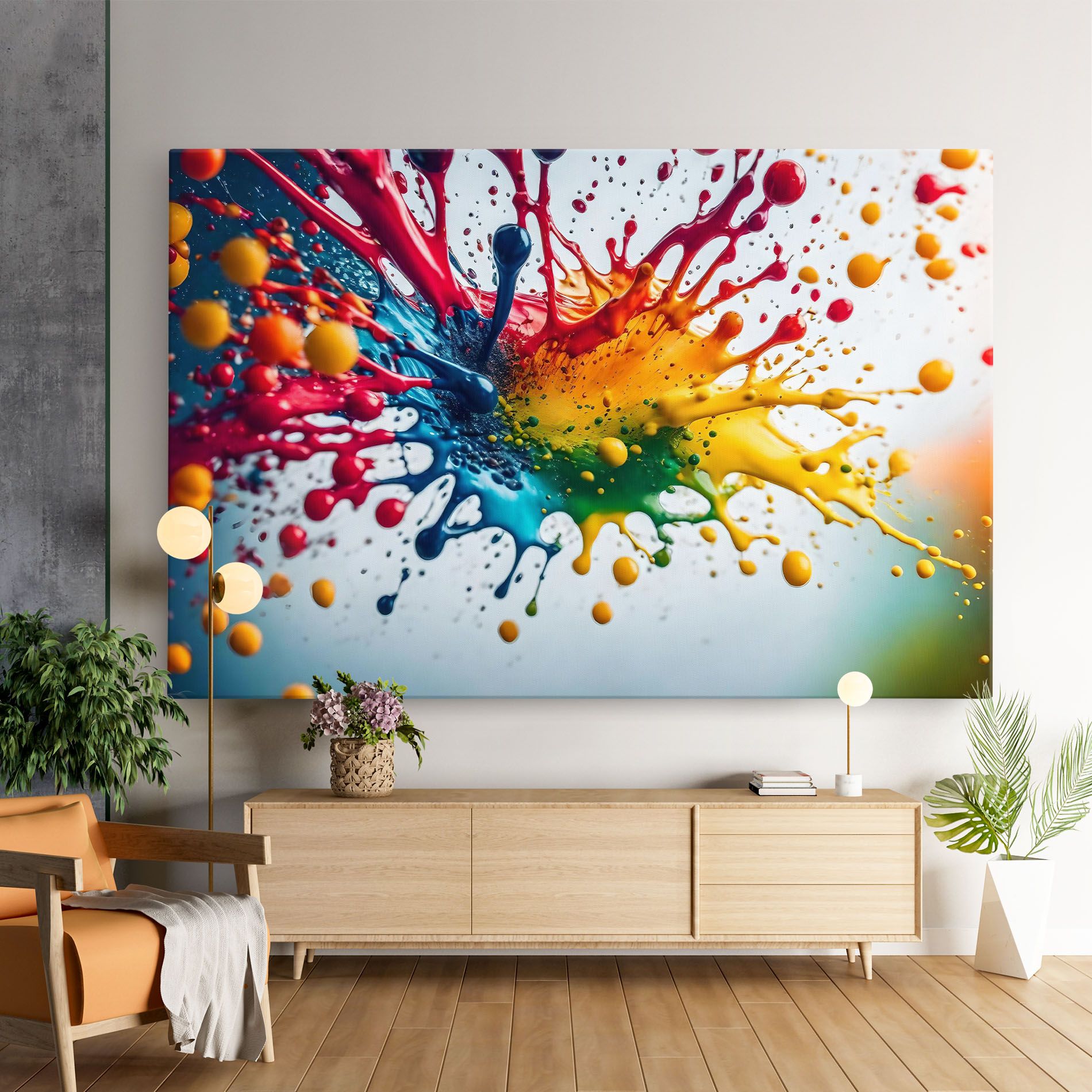 Colorful Splash Rainbow mockup 9