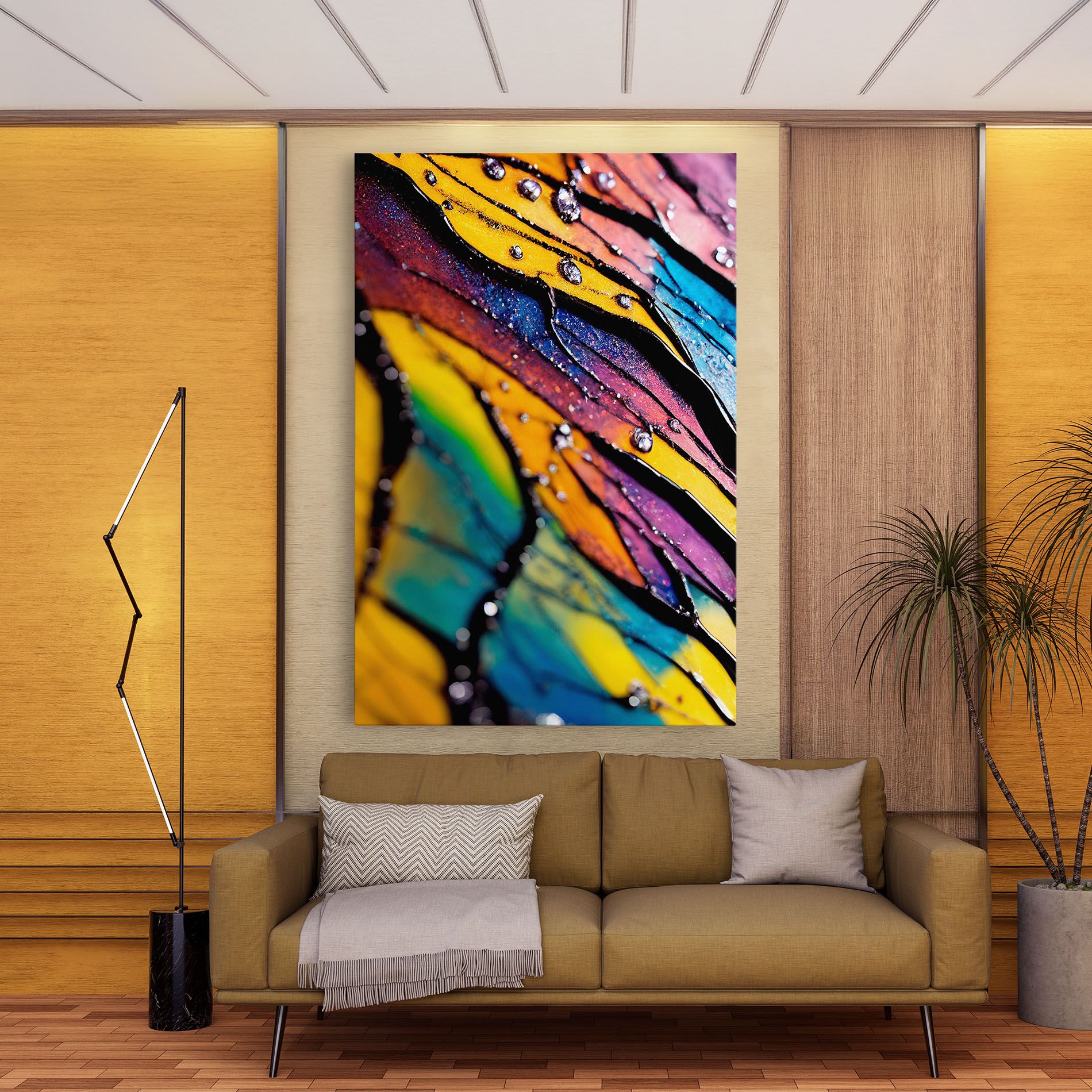 Beautiful Colorful Epoxy mockup 9