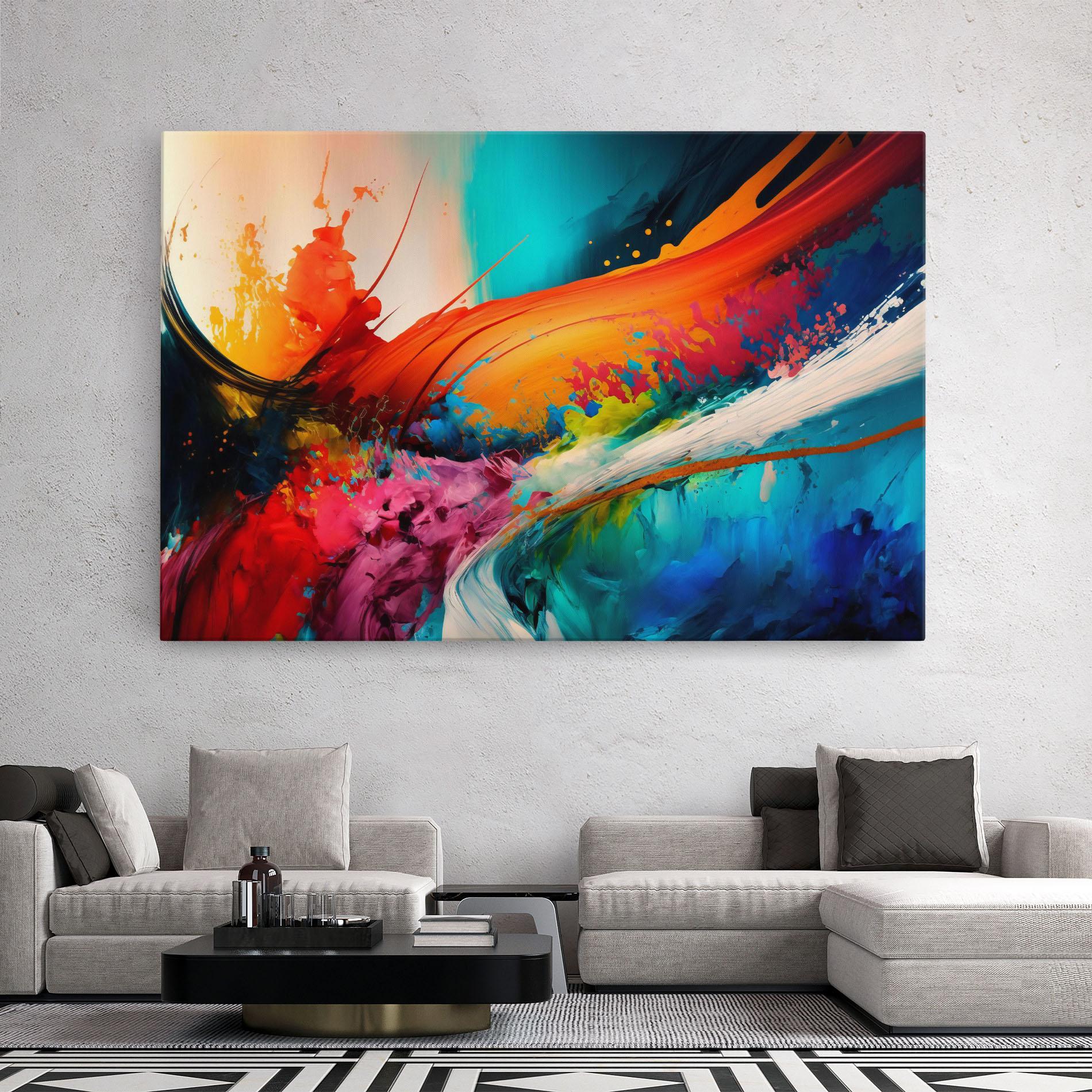 Leinwandbild Art Brush Strokes mockup 2