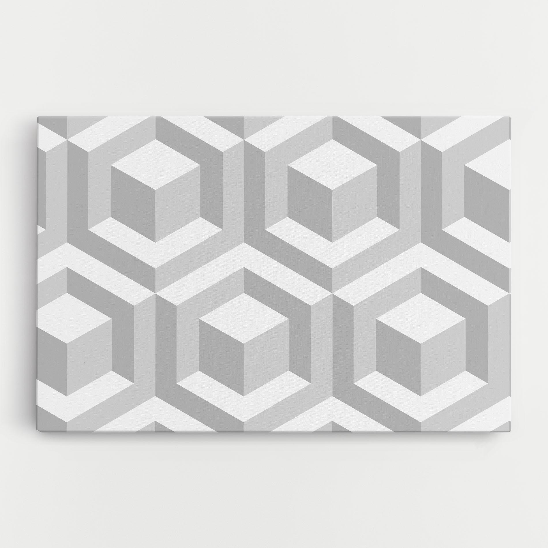 Leinwandbild 3d Square mockup 0