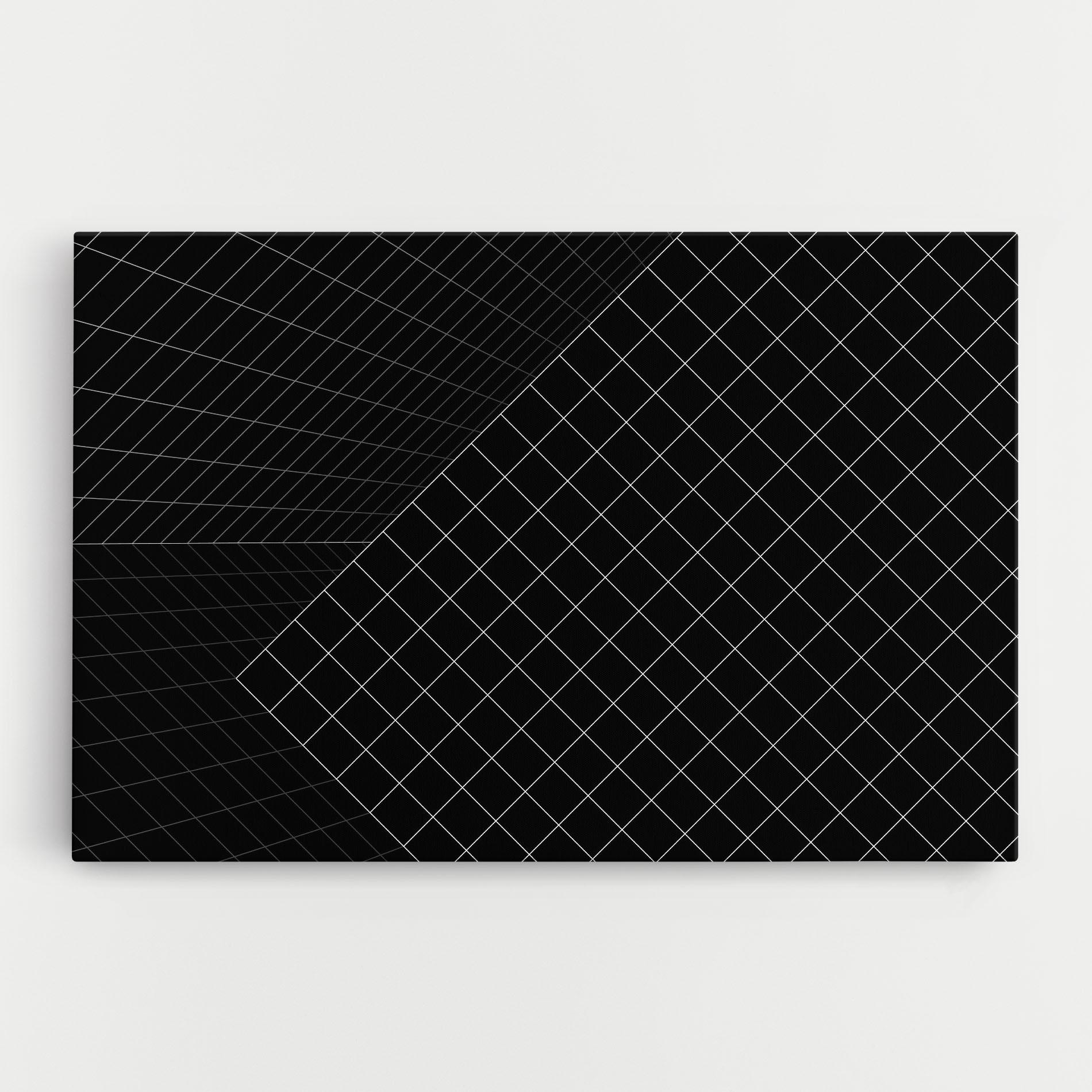 Leinwandbild Black Square mockup 0