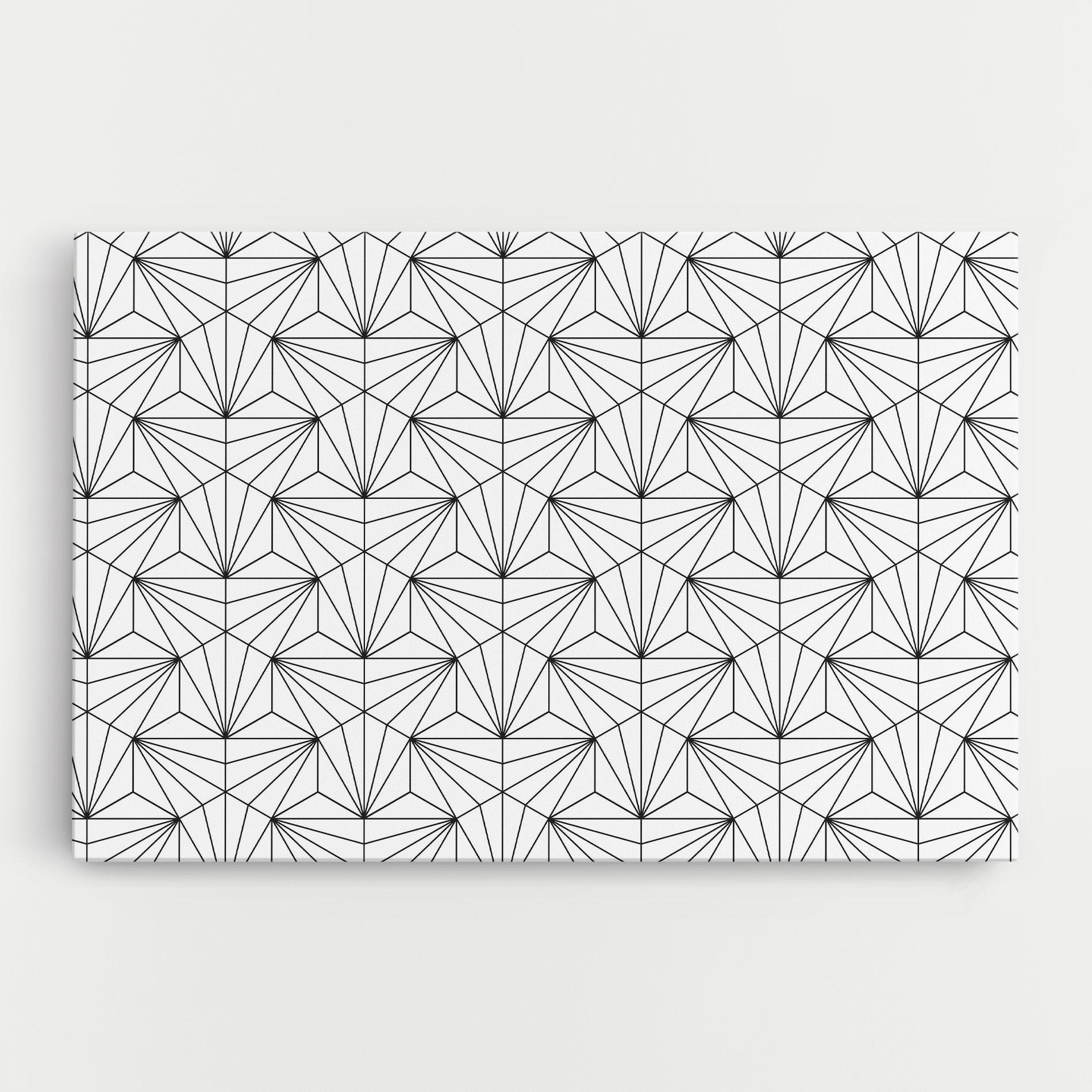 Leinwandbild Black Triangle mockup 0