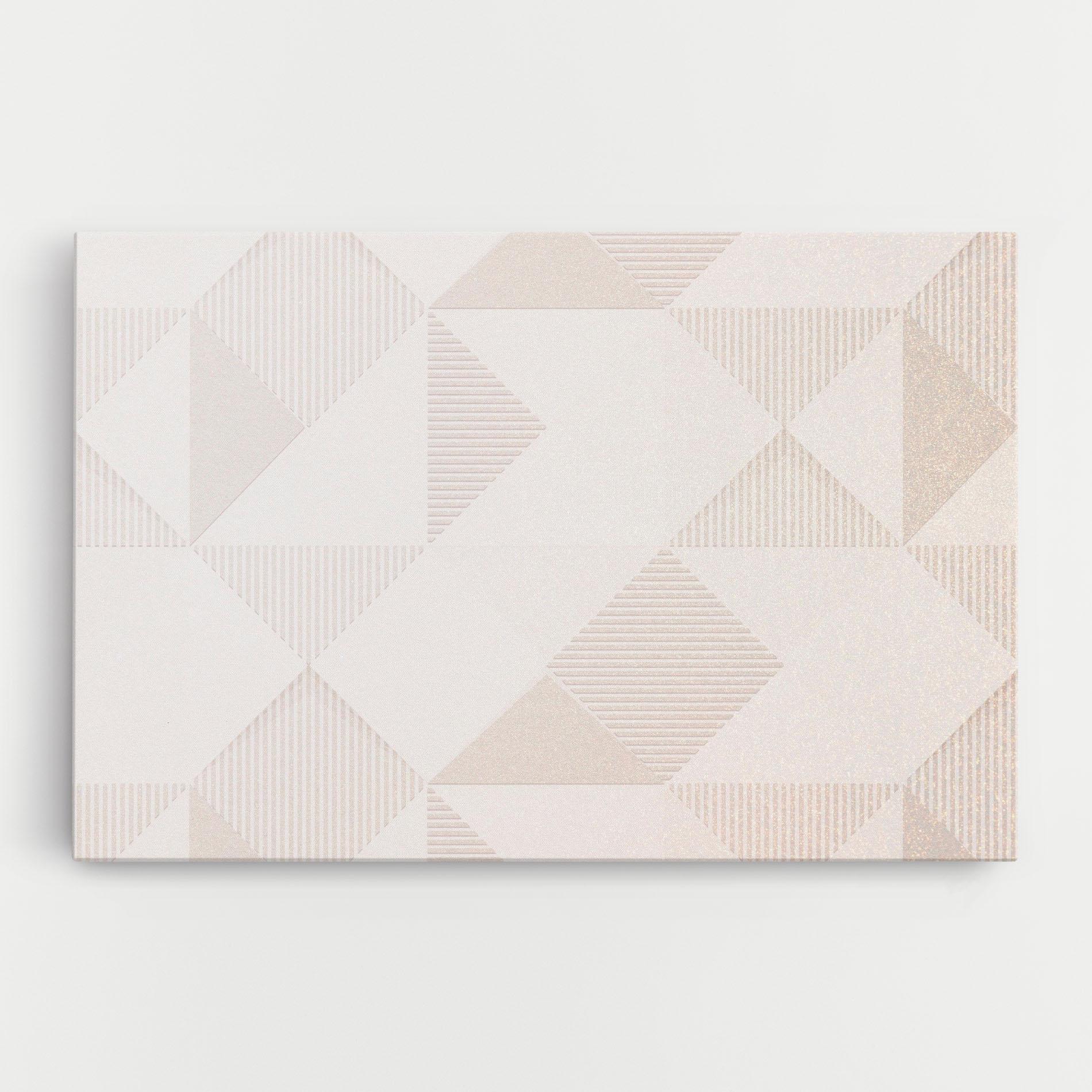Leinwandbild Light Cream Rhombus mockup 0