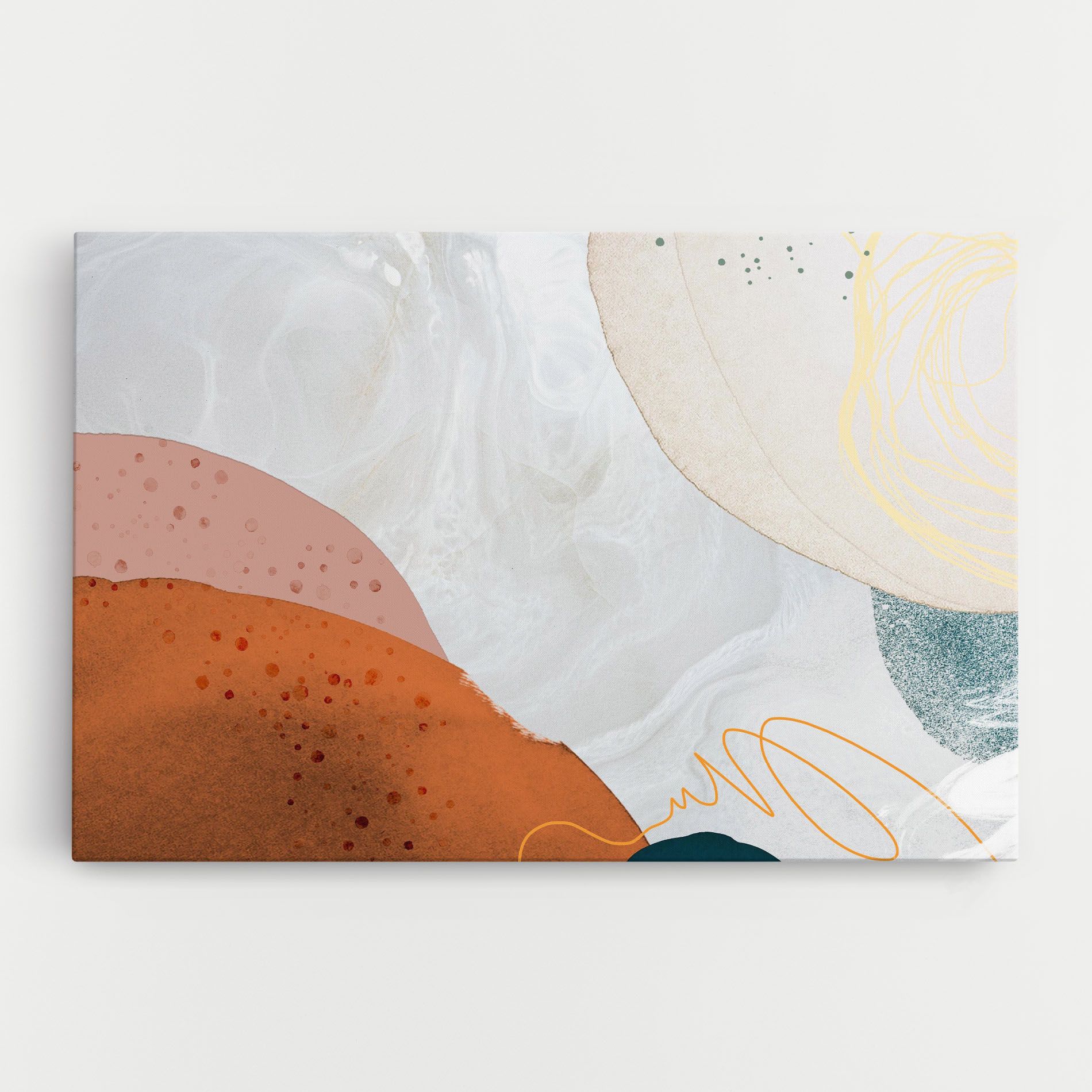 Orange Yellow Line mockup 0