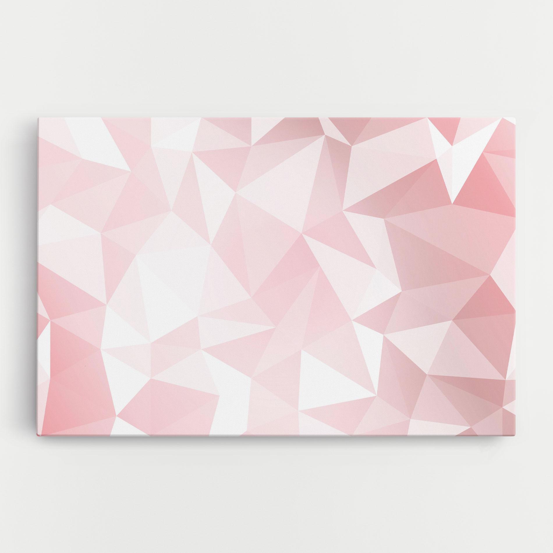 Leinwandbild Pink Triangle mockup 0
