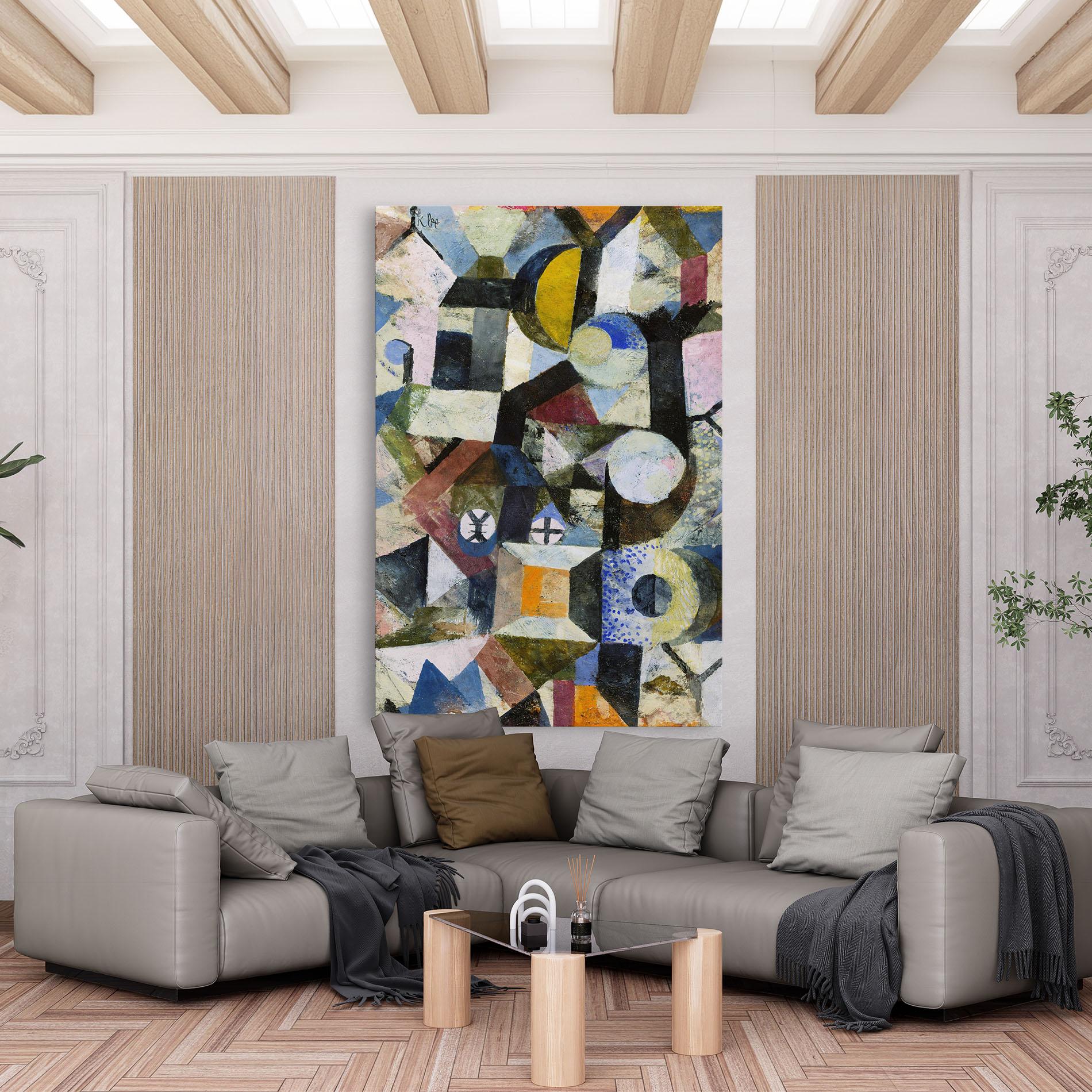 Leinwandbild Abstract Geometric mockup 6