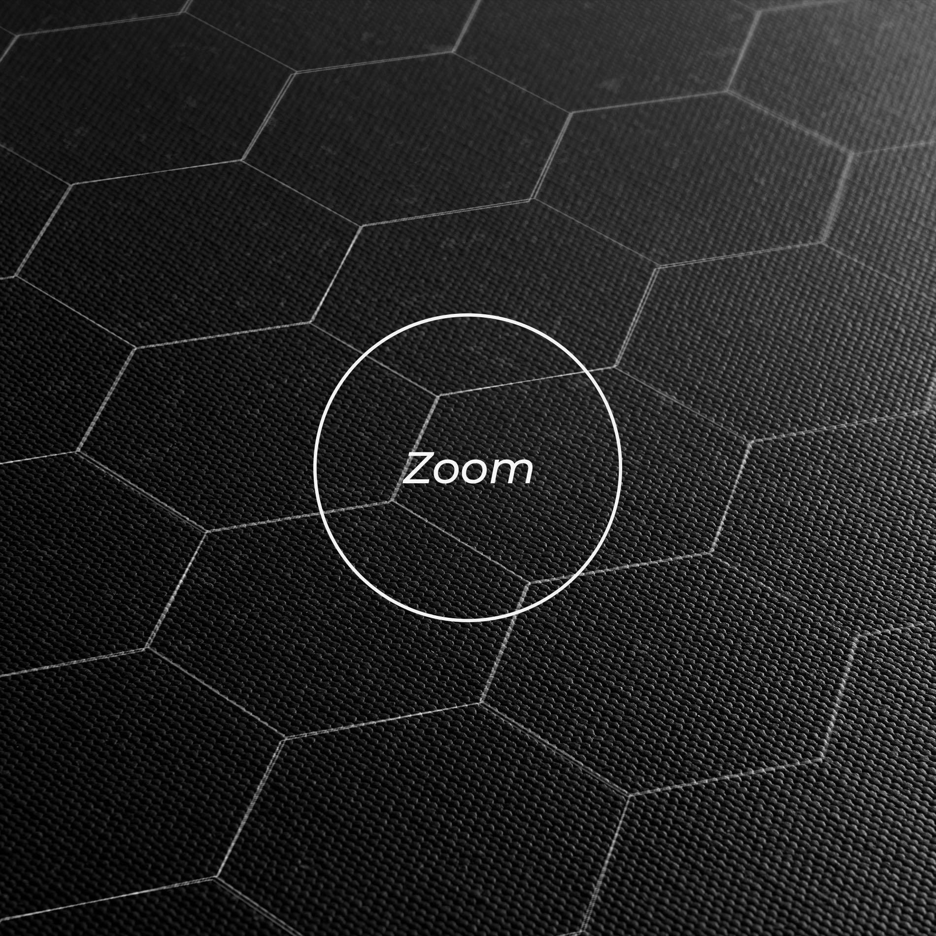 Leinwandbild Black Hexagon mockup 3