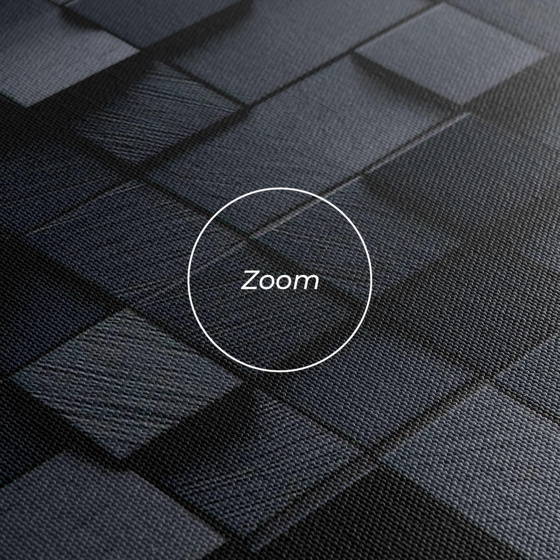 Leinwandbild Black Square Pattern mockup 3