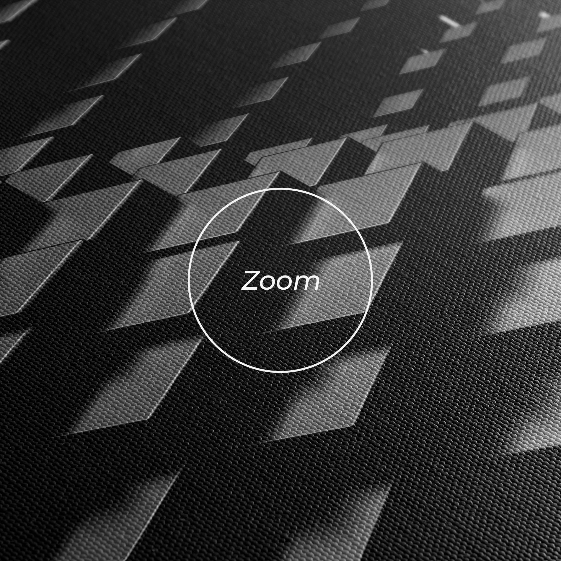 Leinwandbild Black Square Wave mockup 3
