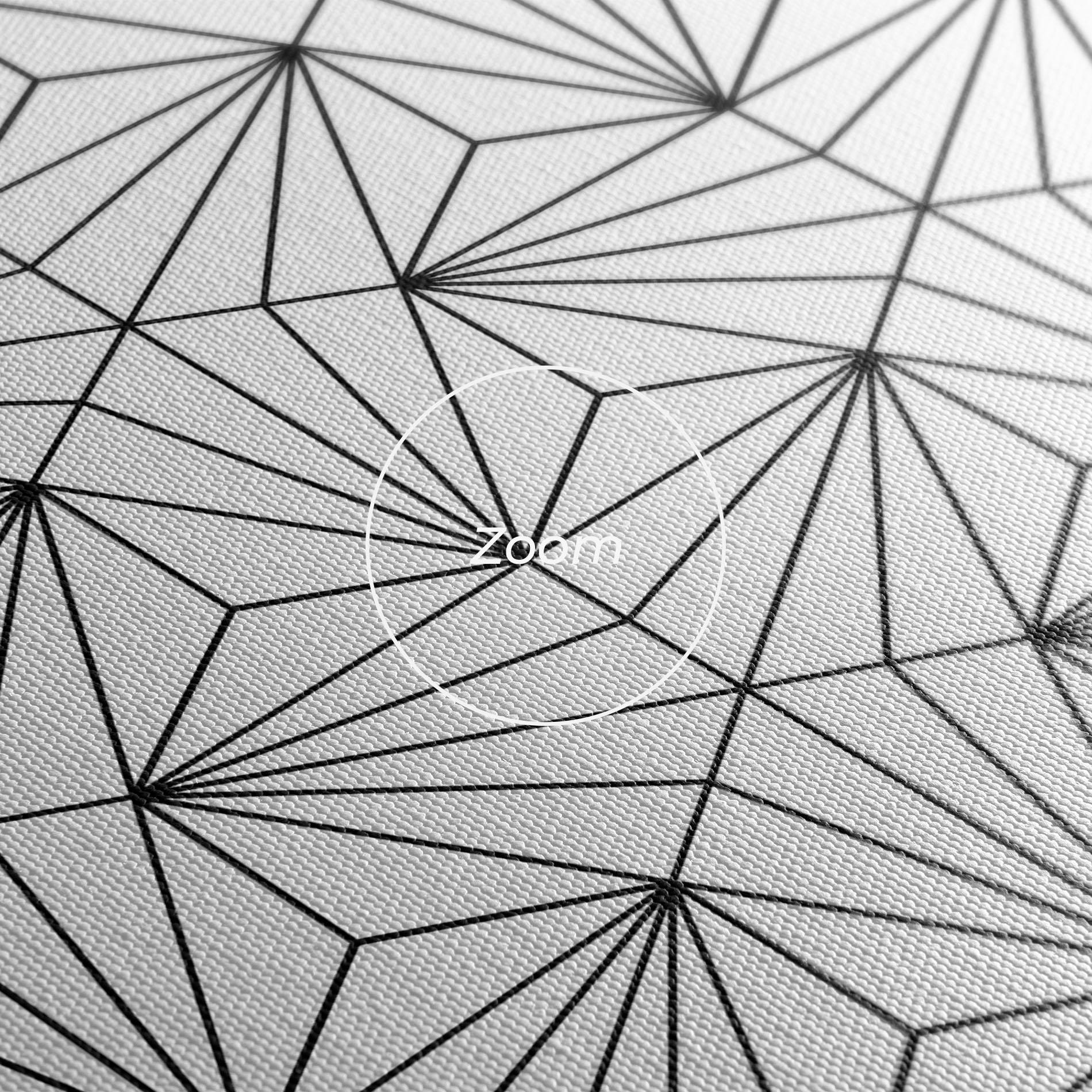 Leinwandbild Black Triangle mockup 3