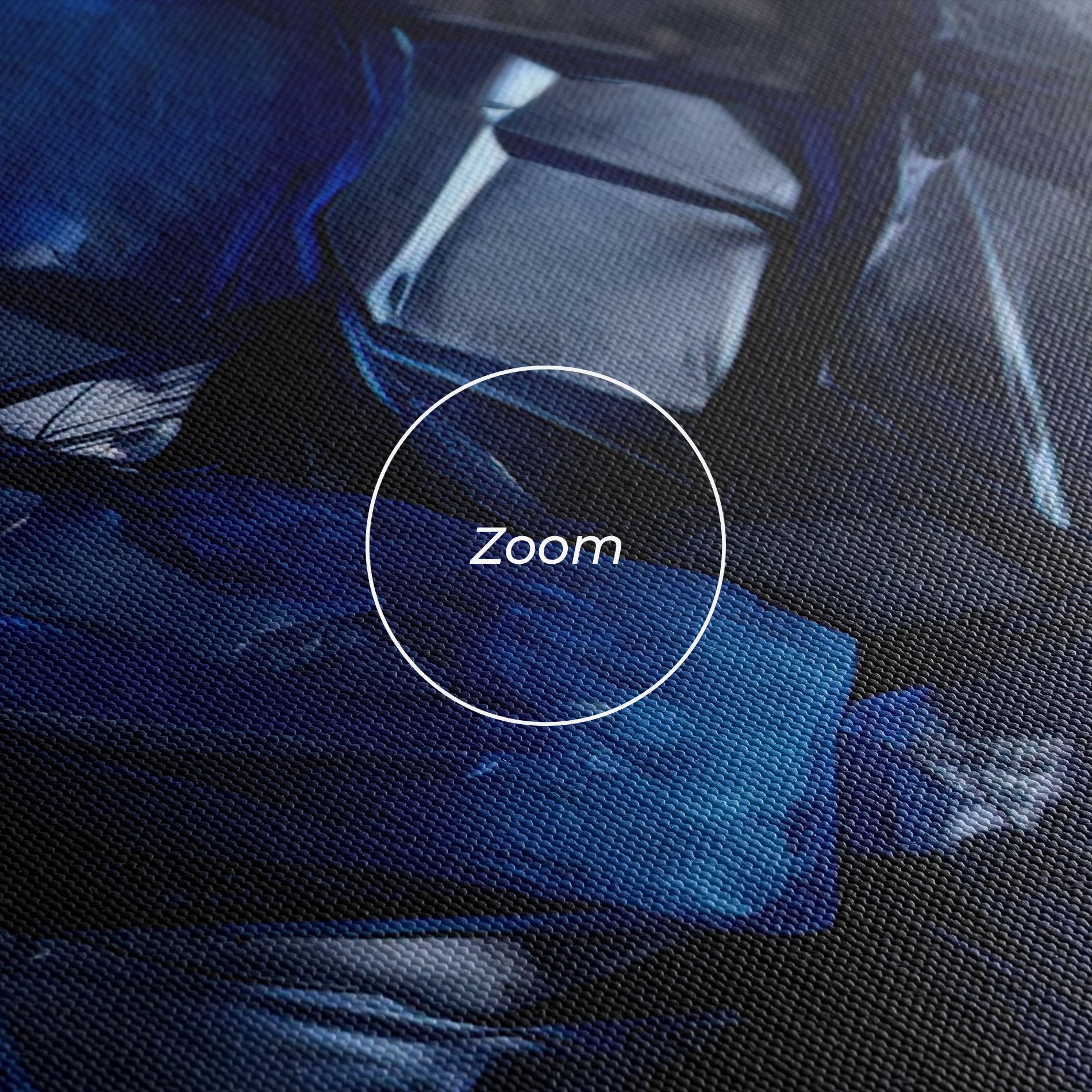 Blue Crystal Shape mockup 3