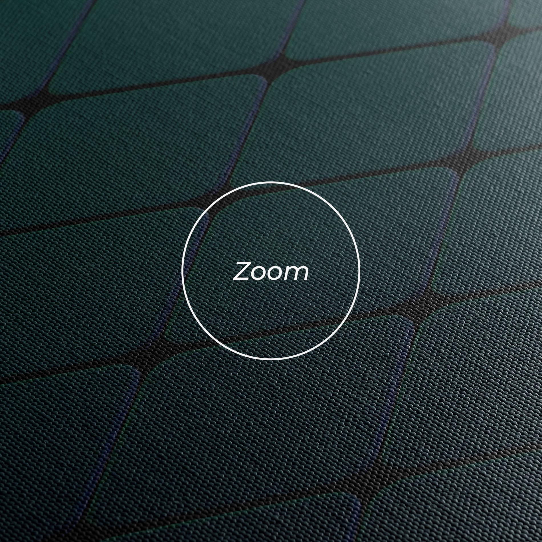 Leinwandbild Green Square Shapes mockup 3