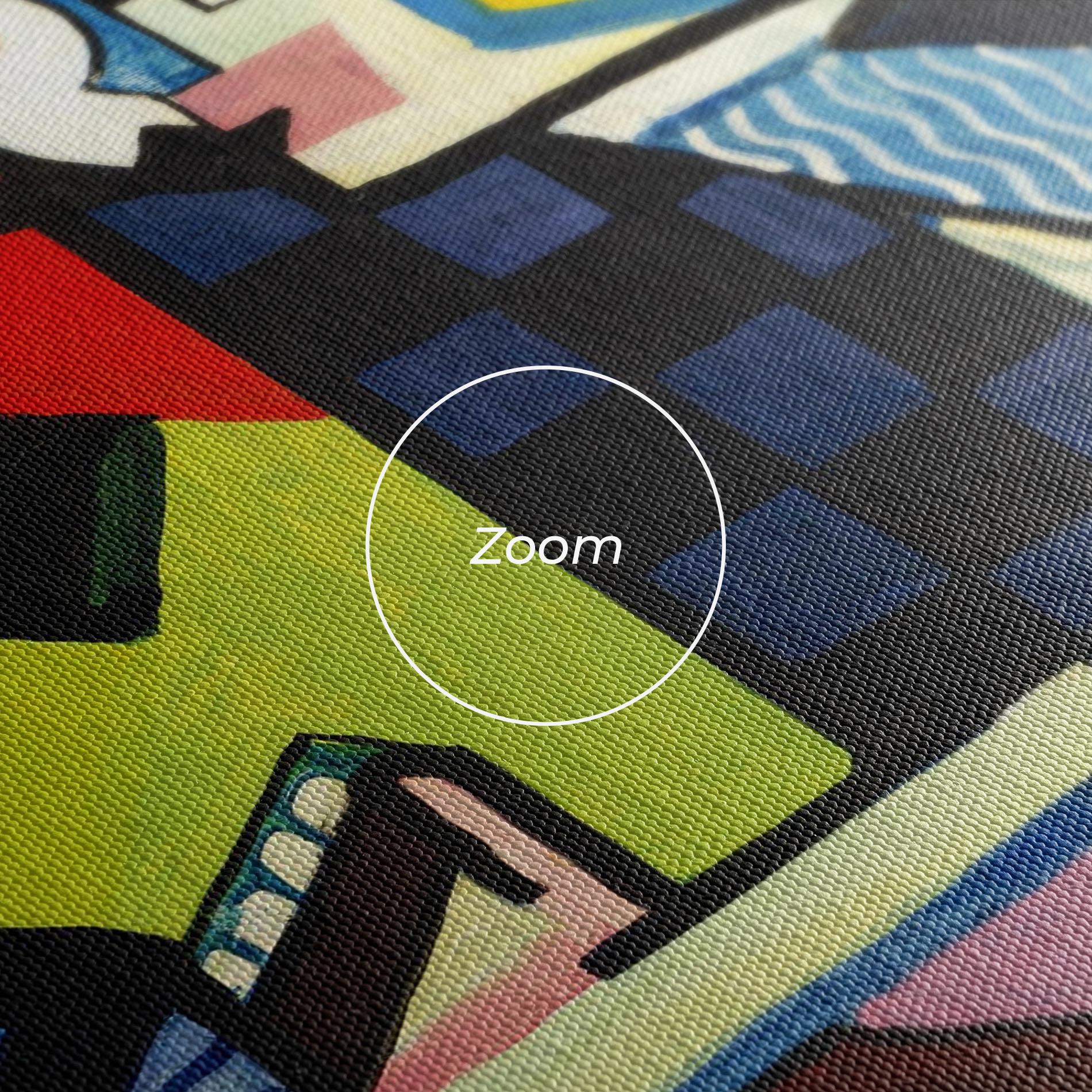 Leinwandbild Mix Color Shapes mockup 3