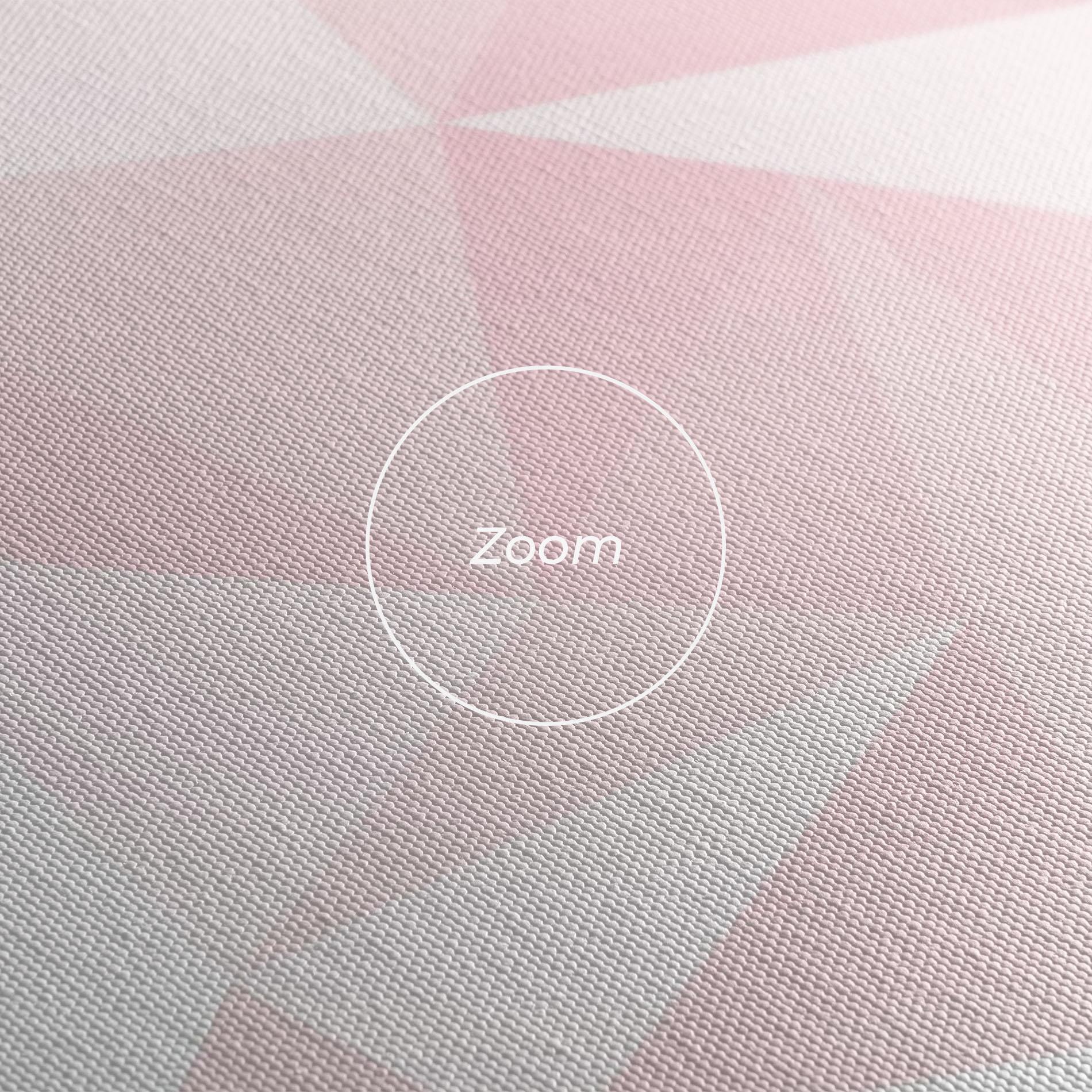 Leinwandbild Pink Triangle mockup 3