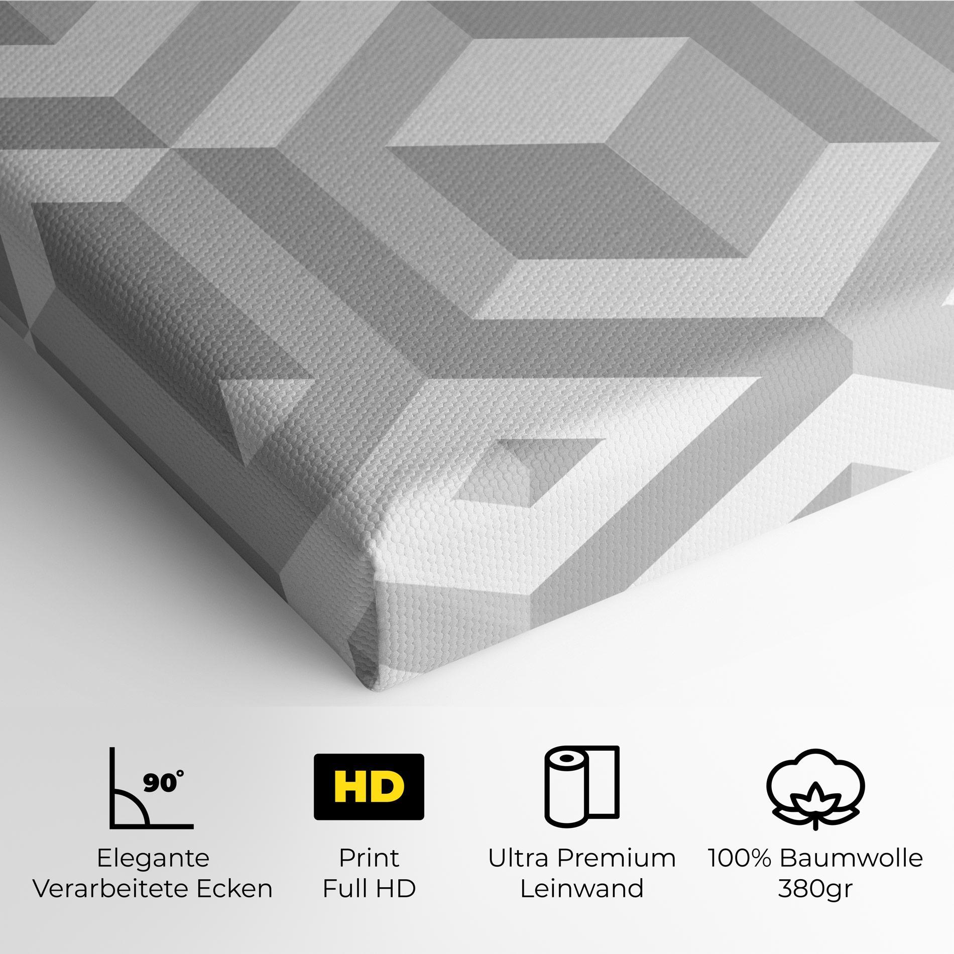 Leinwandbild 3d Square mockup 4