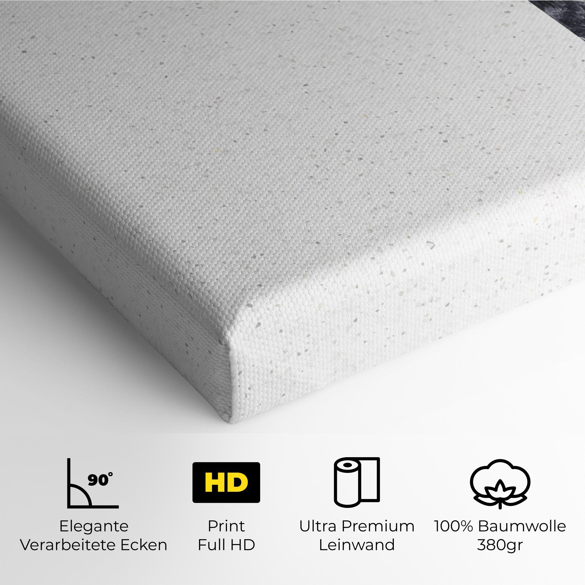 Leinwandbild Big Hexagon mockup 4