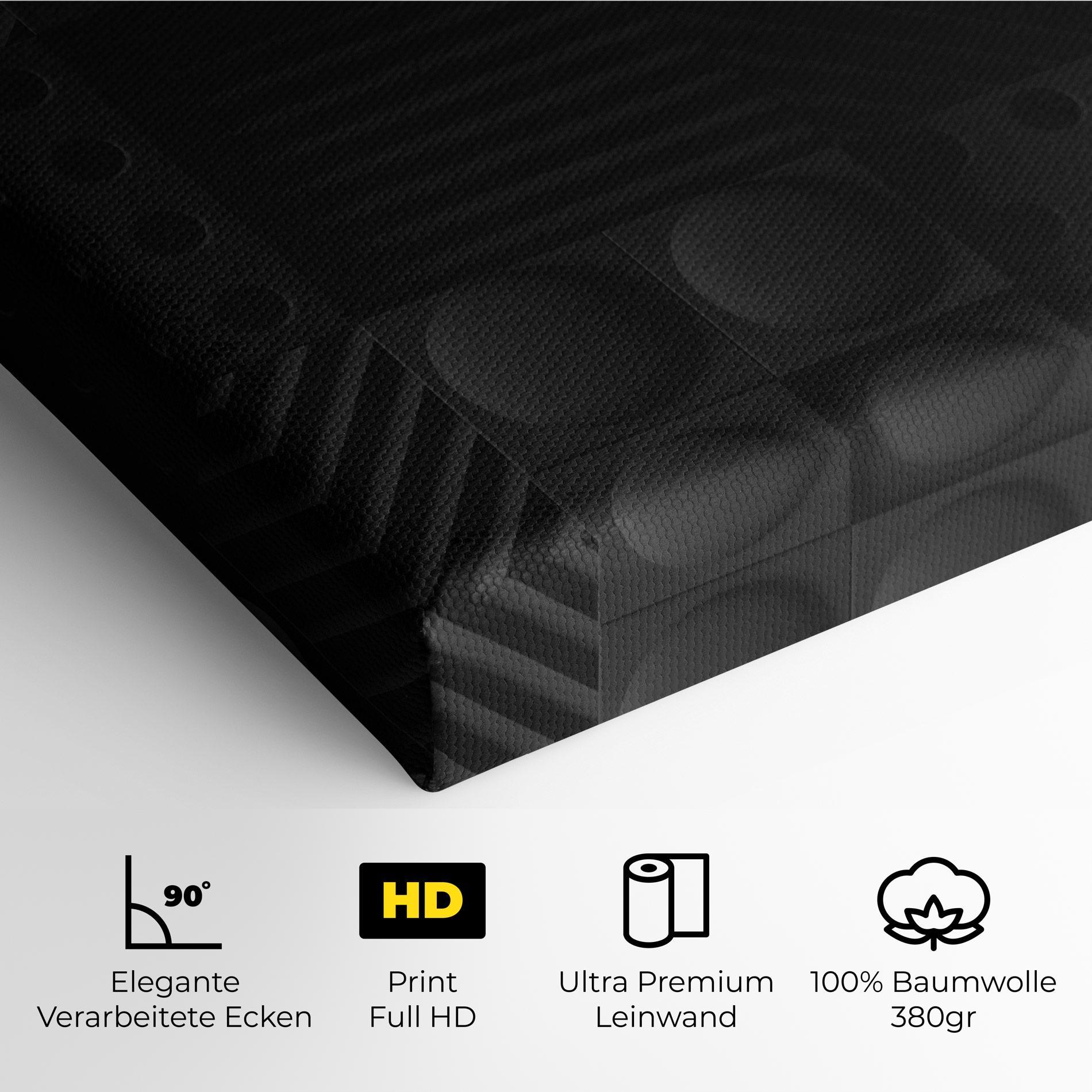 Leinwandbild Black Square Circle mockup 4