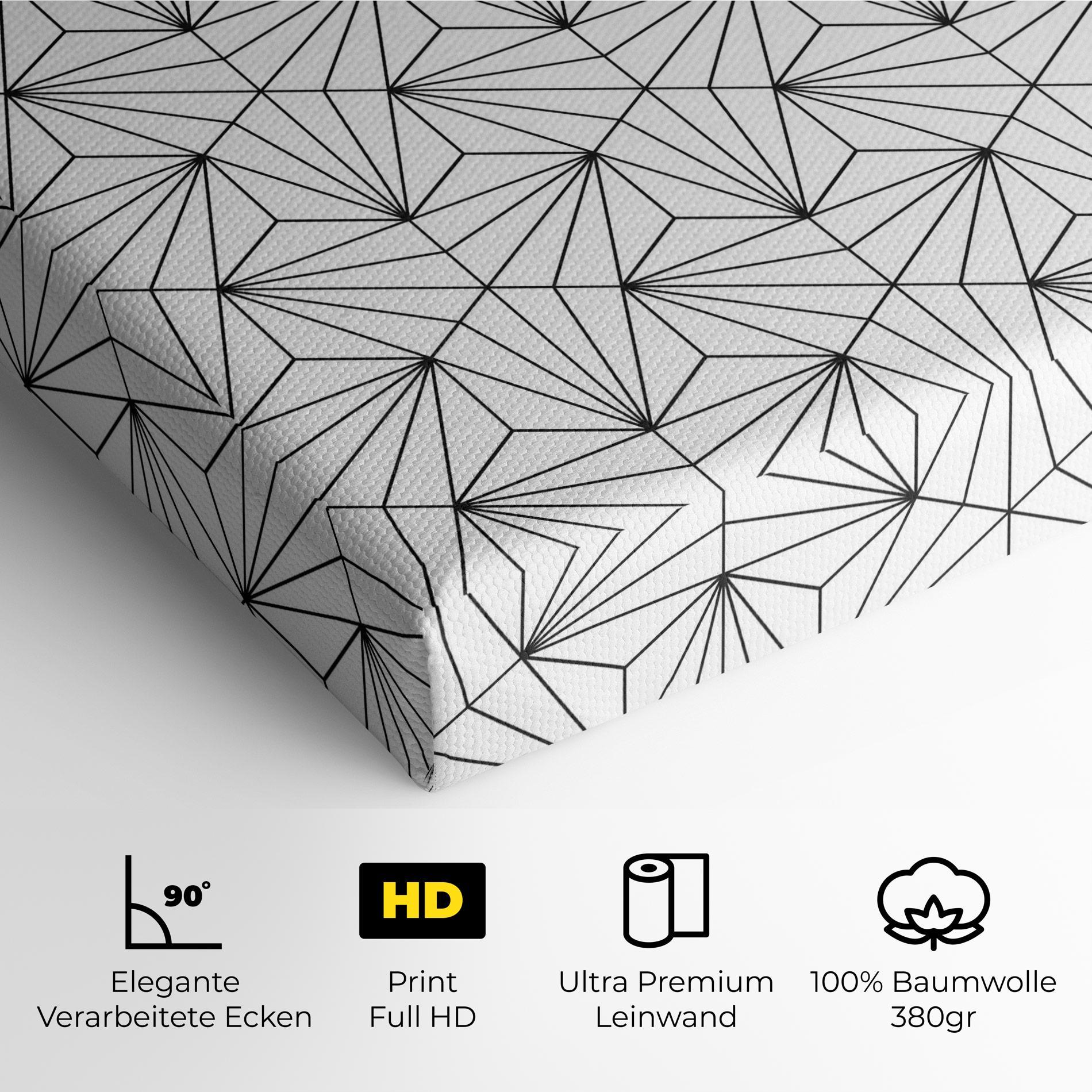 Leinwandbild Black Triangle mockup 4