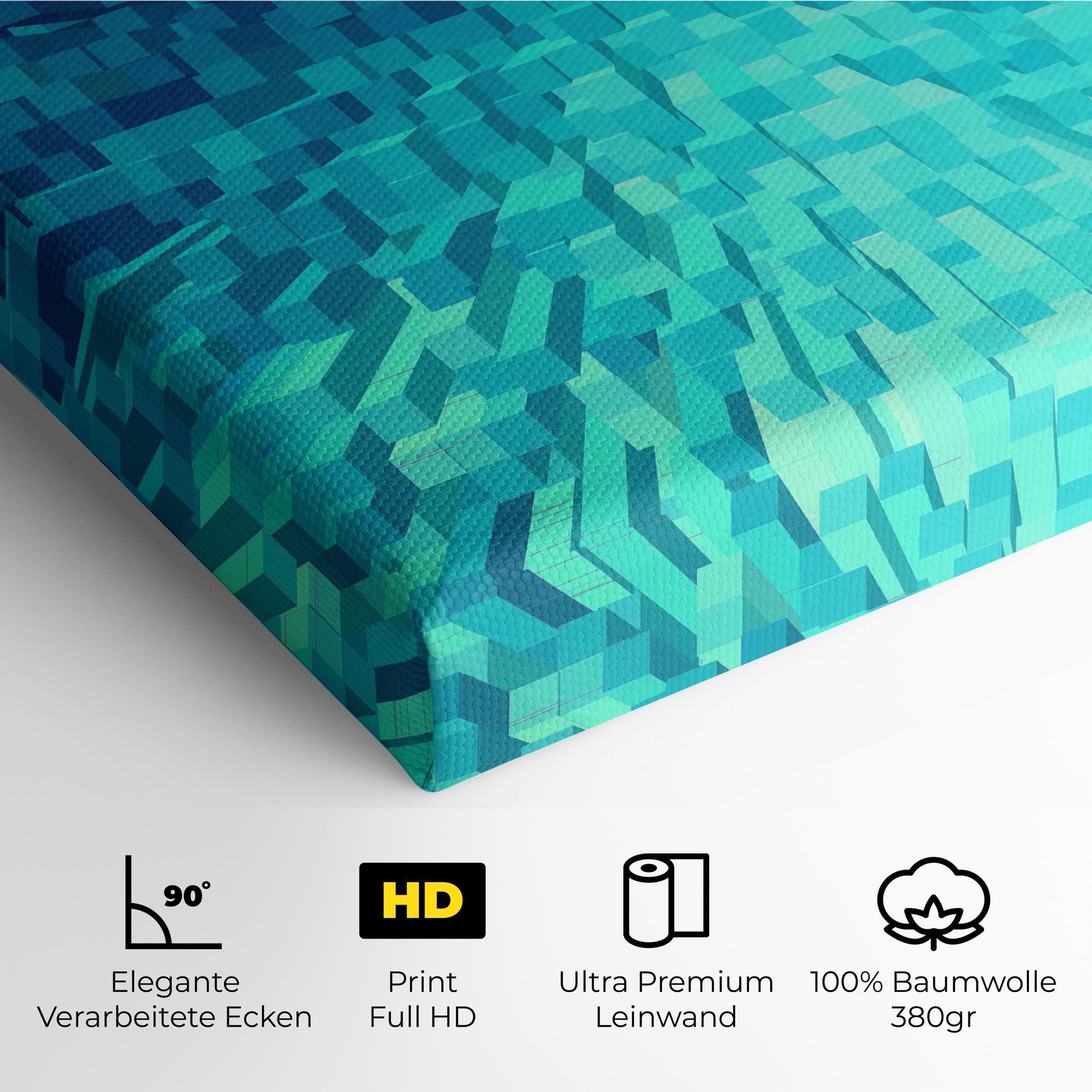 Blue Square Mix mockup 4