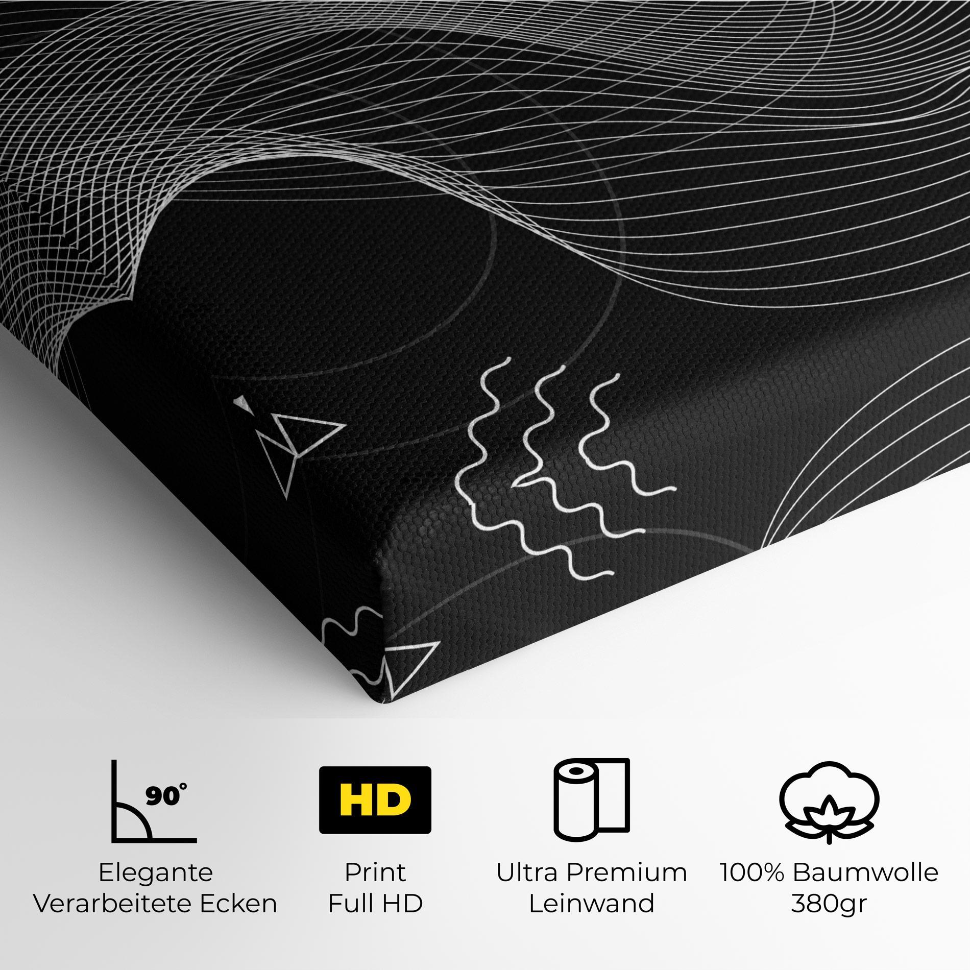 Leinwandbild Geometric Lines mockup 4