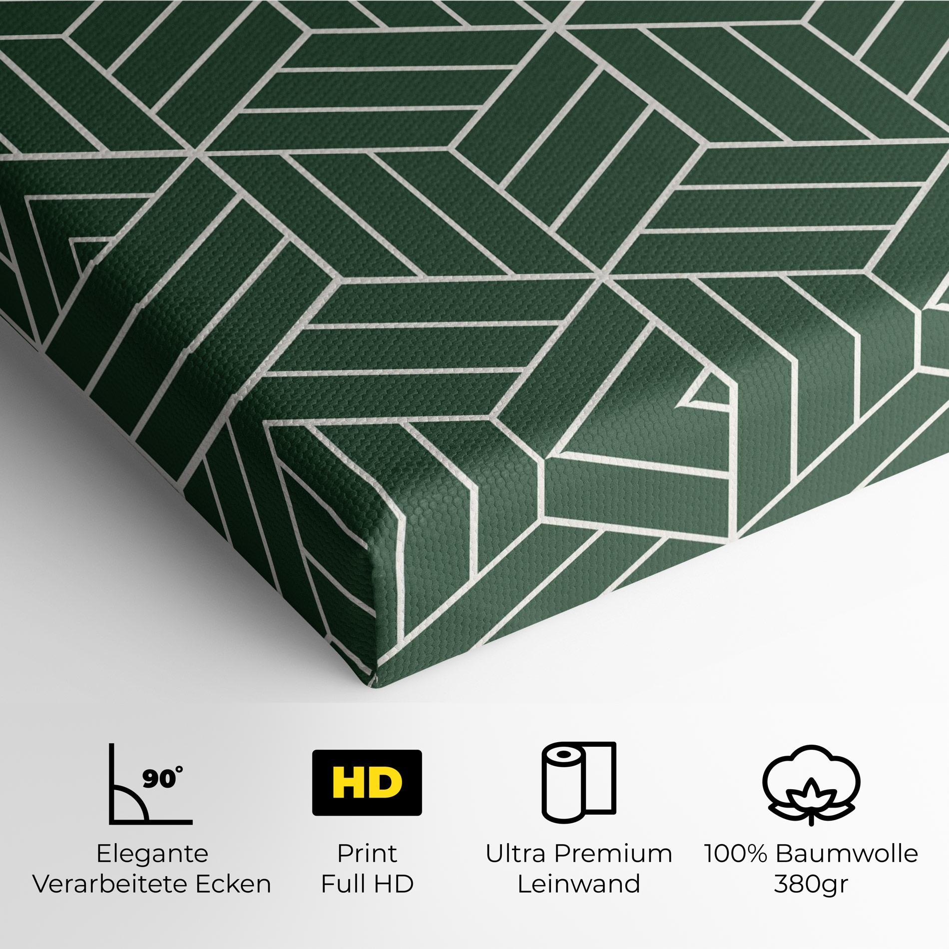 Leinwandbild Green Square mockup 4