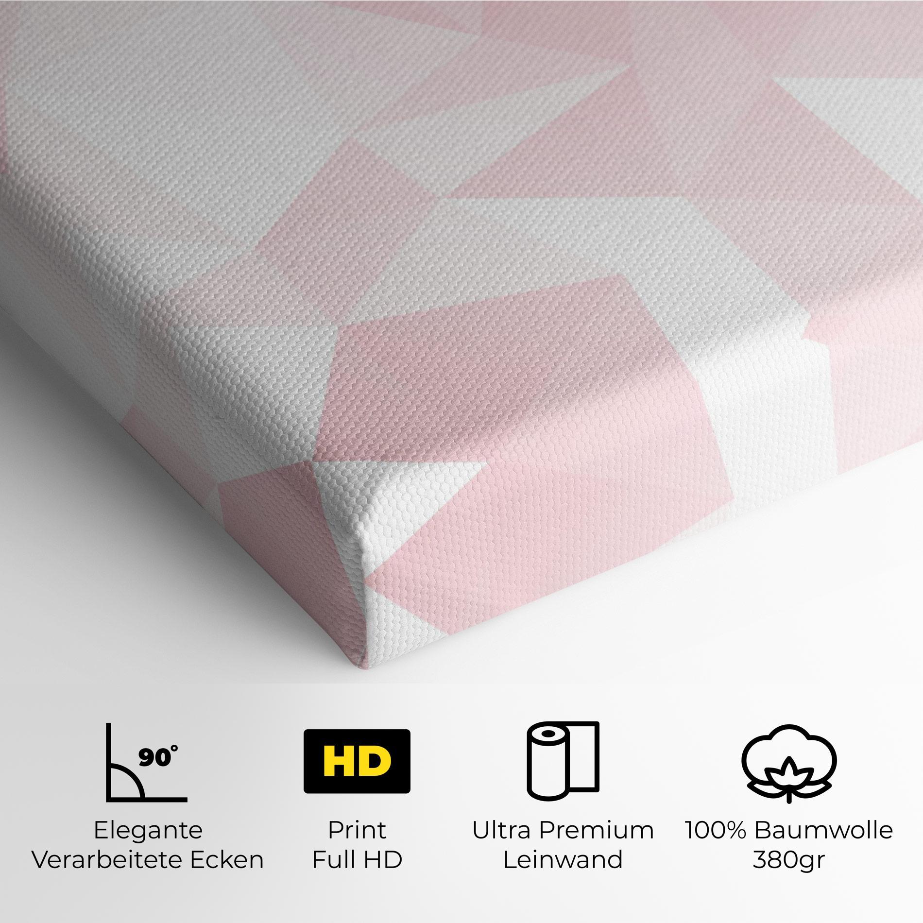 Leinwandbild Pink Triangle mockup 4