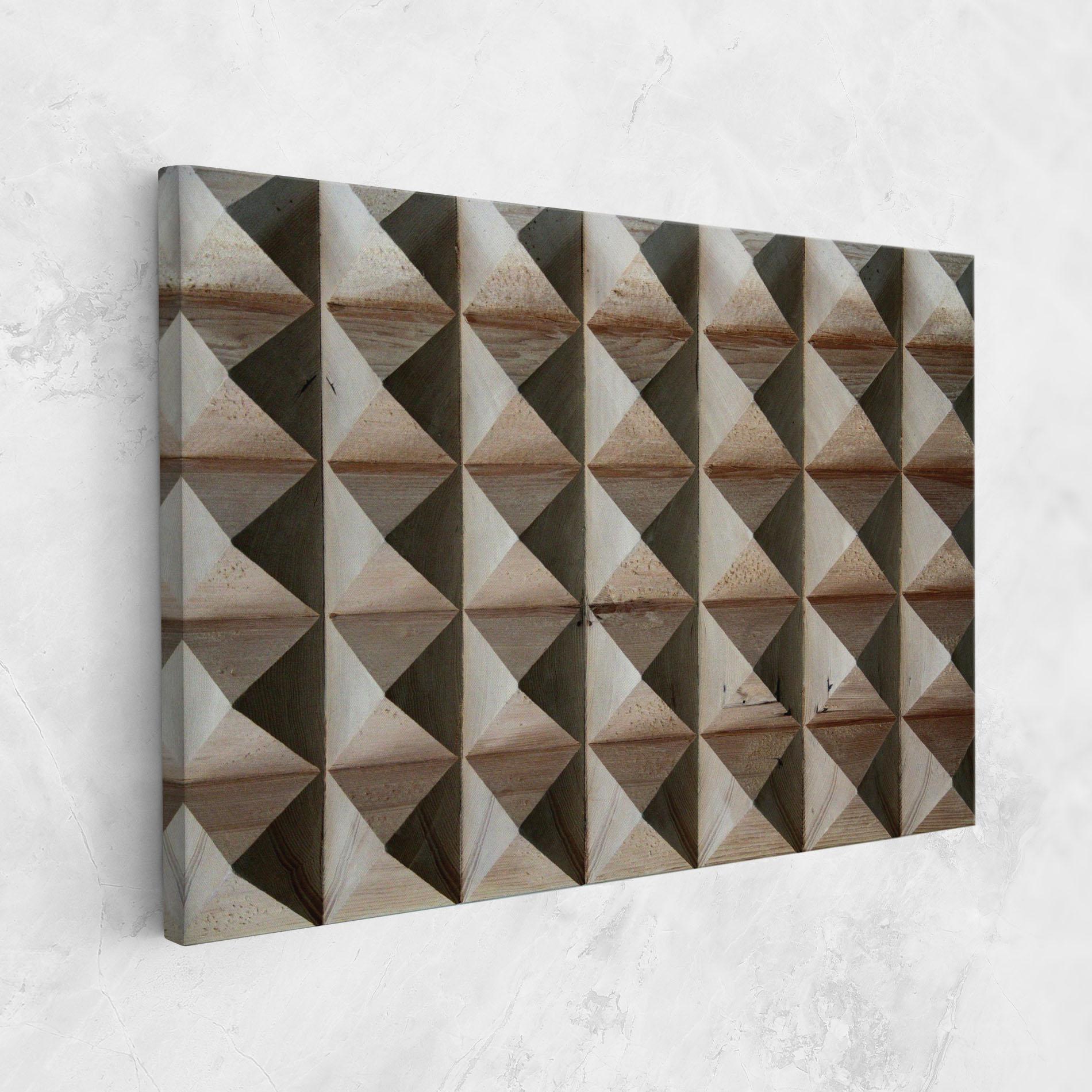 Leinwandbild Cream Pyramid mockup 1