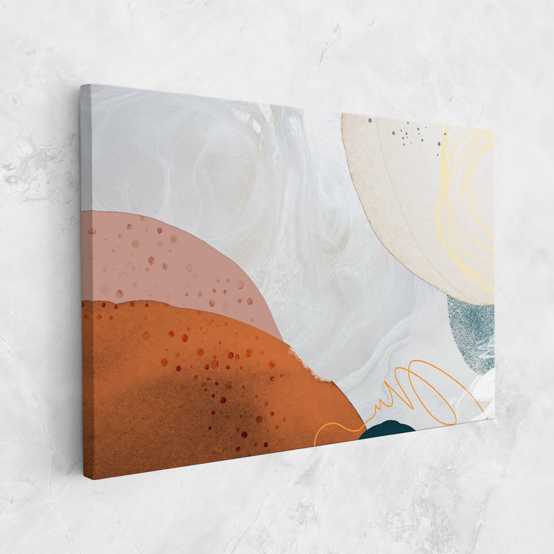 Orange Yellow Line mockup 1