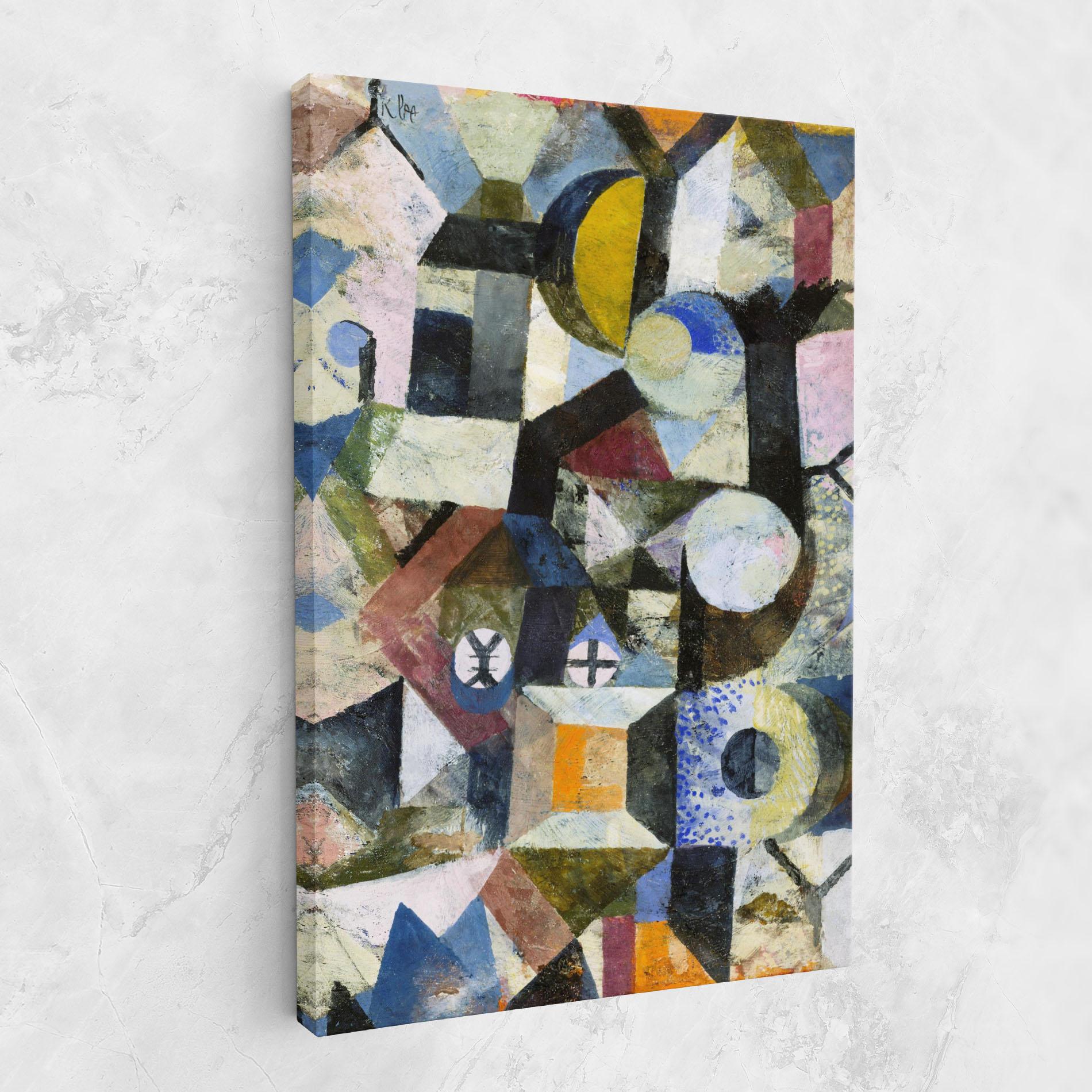 Leinwandbild Abstract Geometric mockup 1