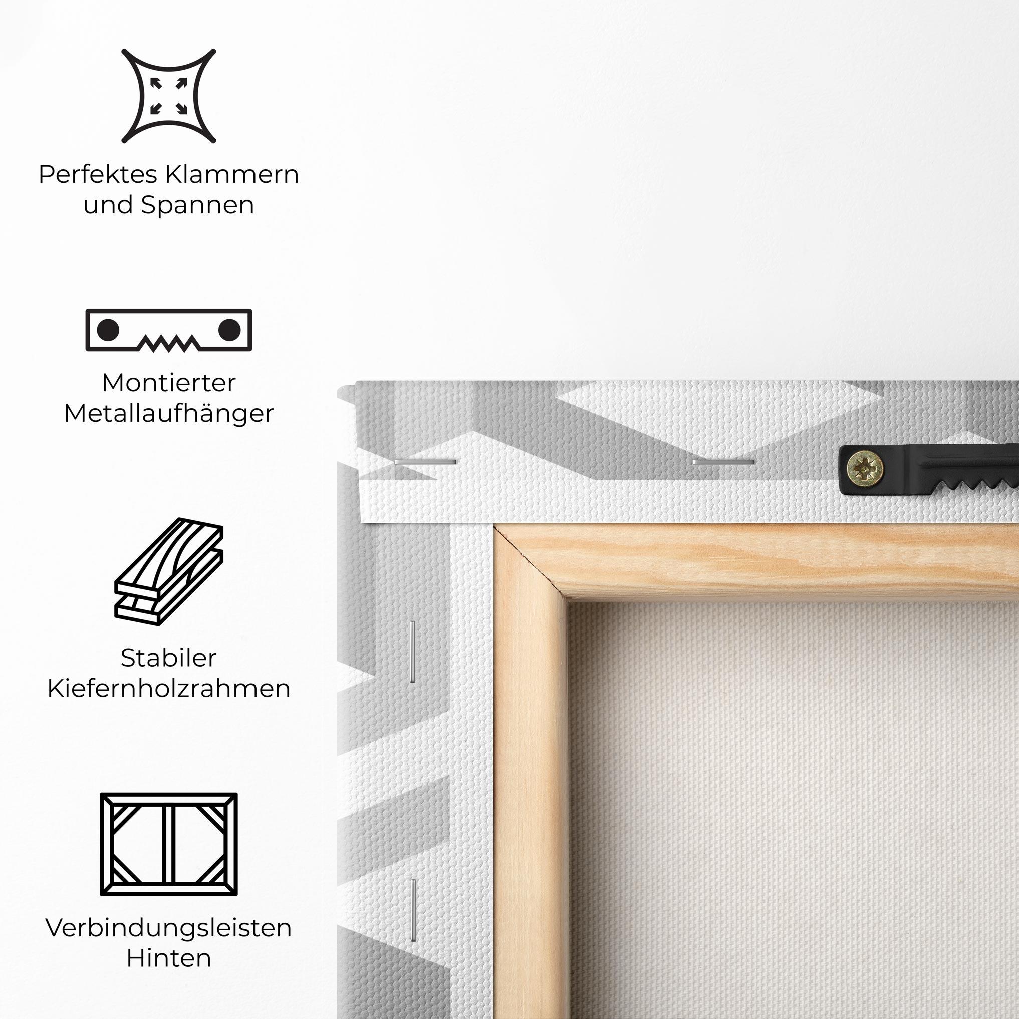 Leinwandbild 3d Square mockup 5