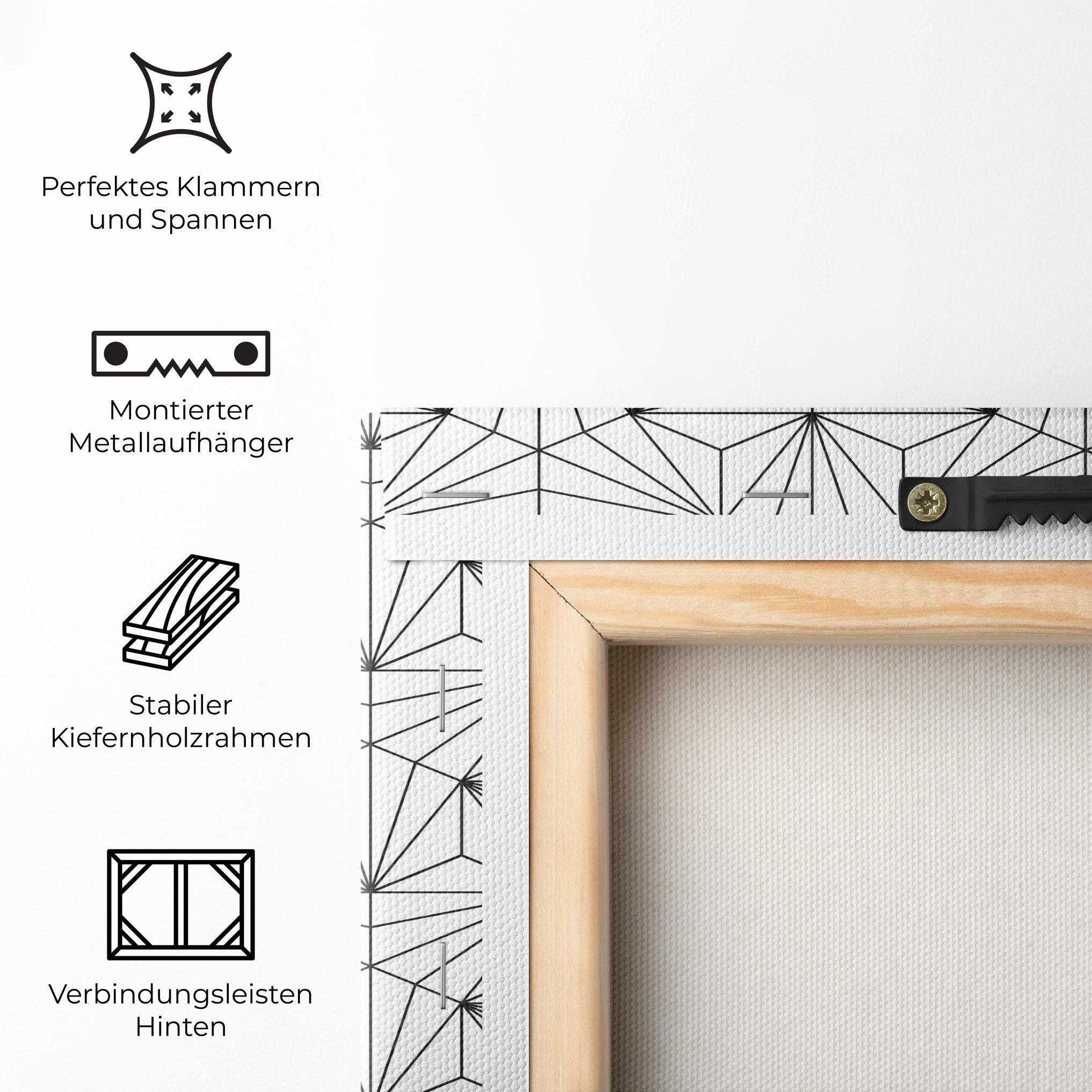 Leinwandbild Black Triangle mockup 5