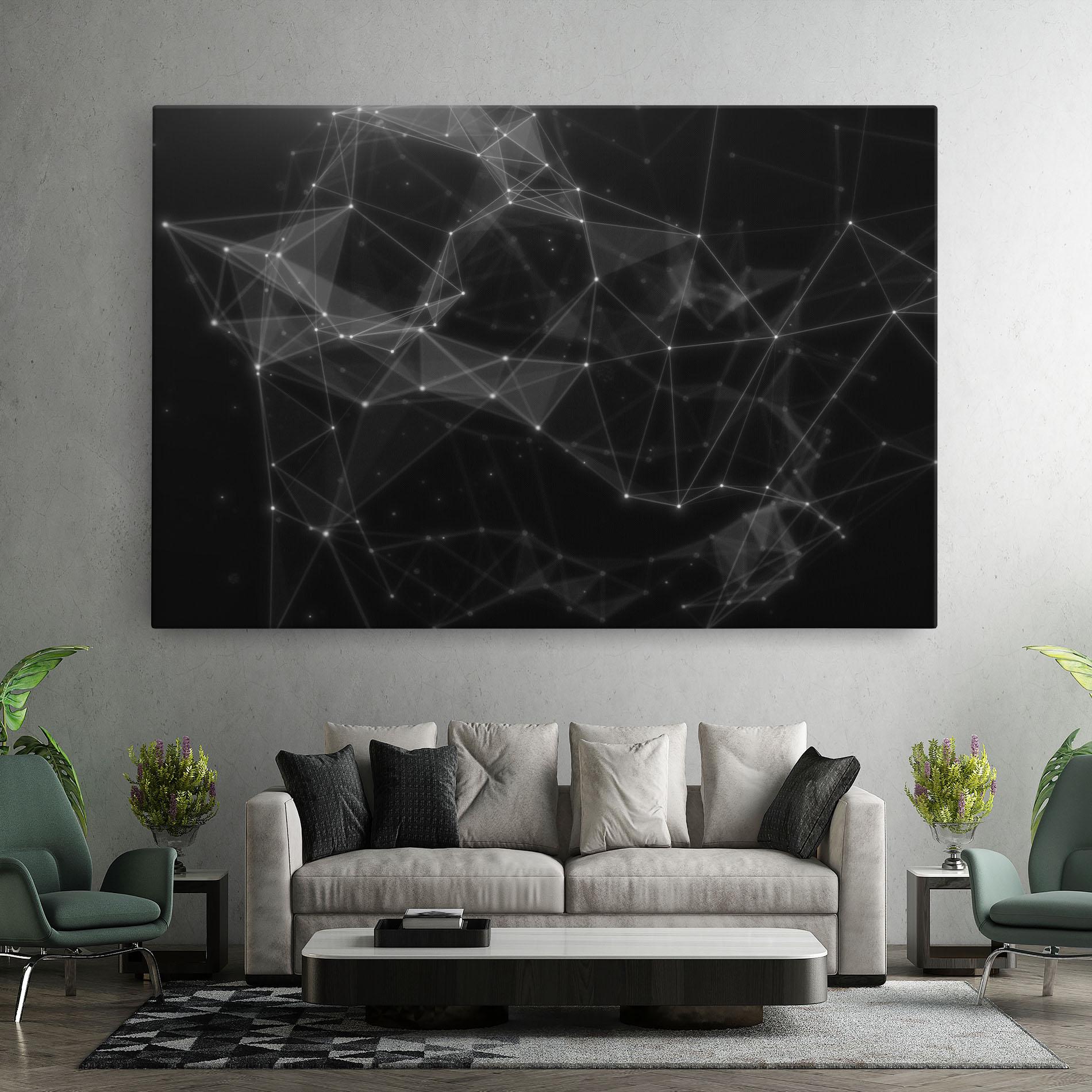 Leinwandbild Connecting Lines mockup 7