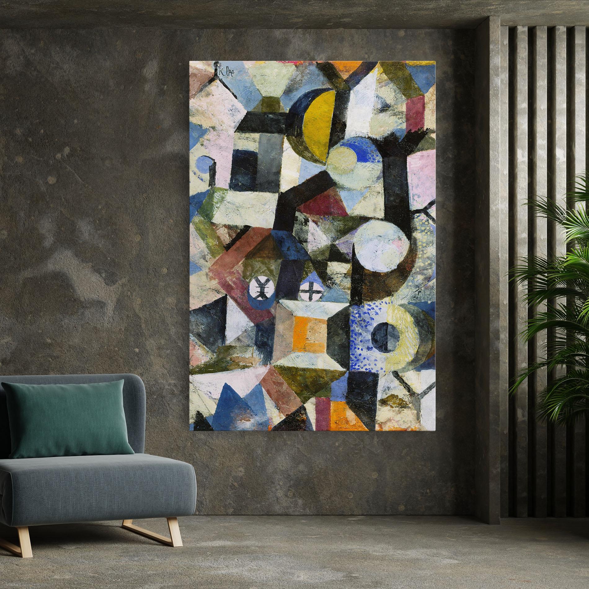 Leinwandbild Abstract Geometric mockup 7