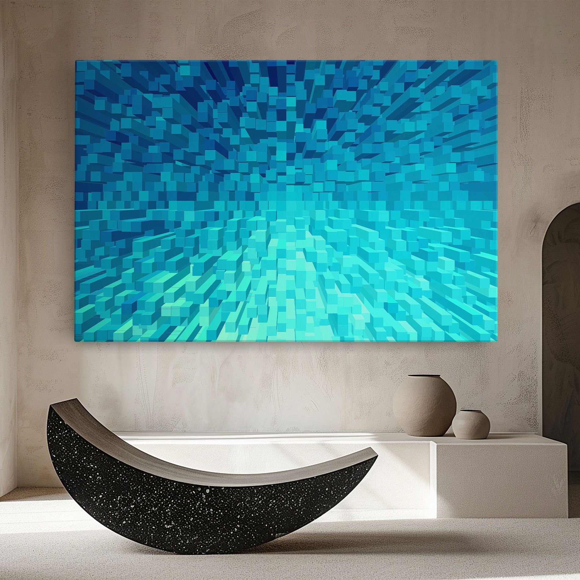 Blue Square Mix mockup 8