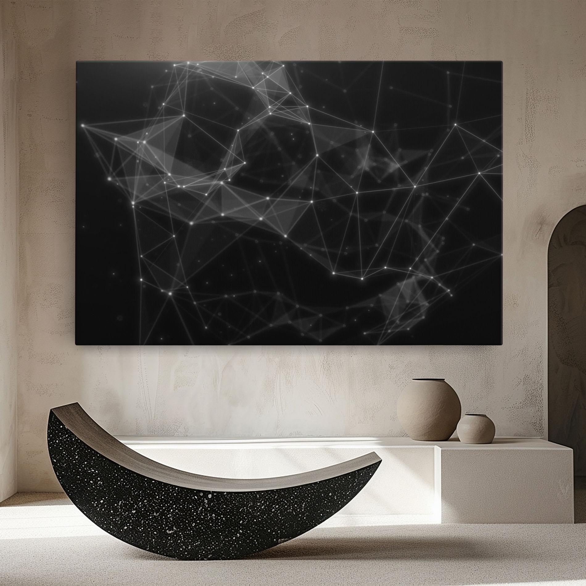 Leinwandbild Connecting Lines mockup 8