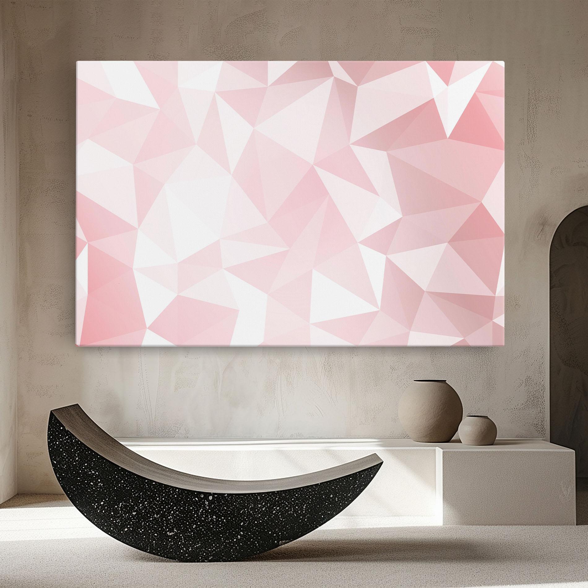 Leinwandbild Pink Triangle mockup 8