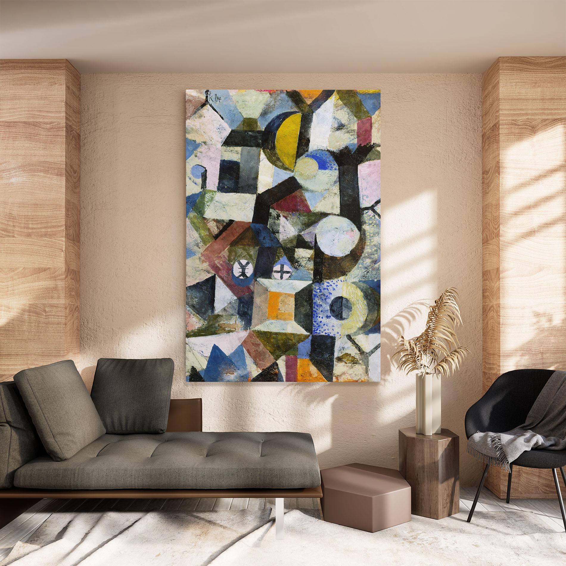 Leinwandbild Abstract Geometric mockup 8