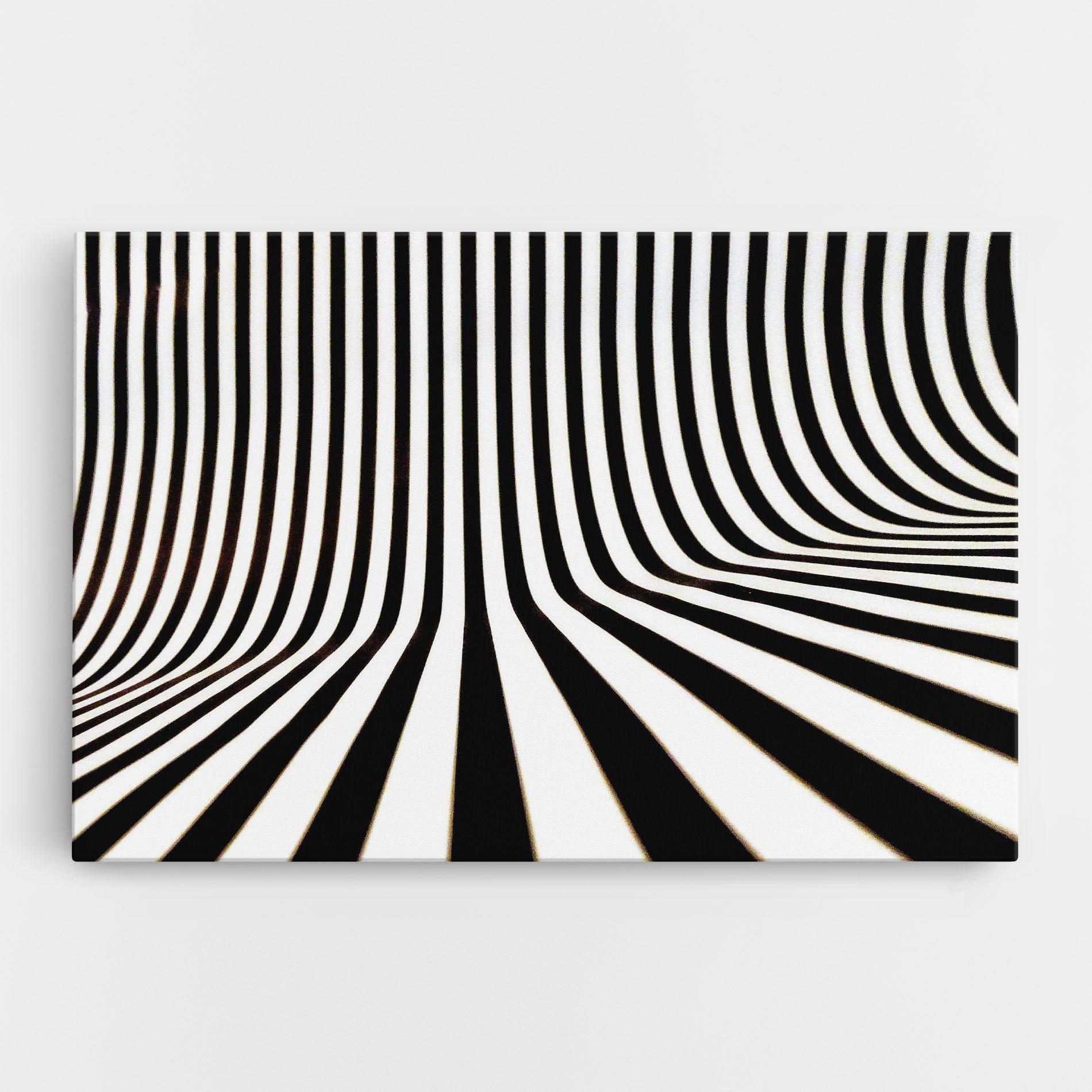 Leinwandbild Black And White Illusion mockup 0