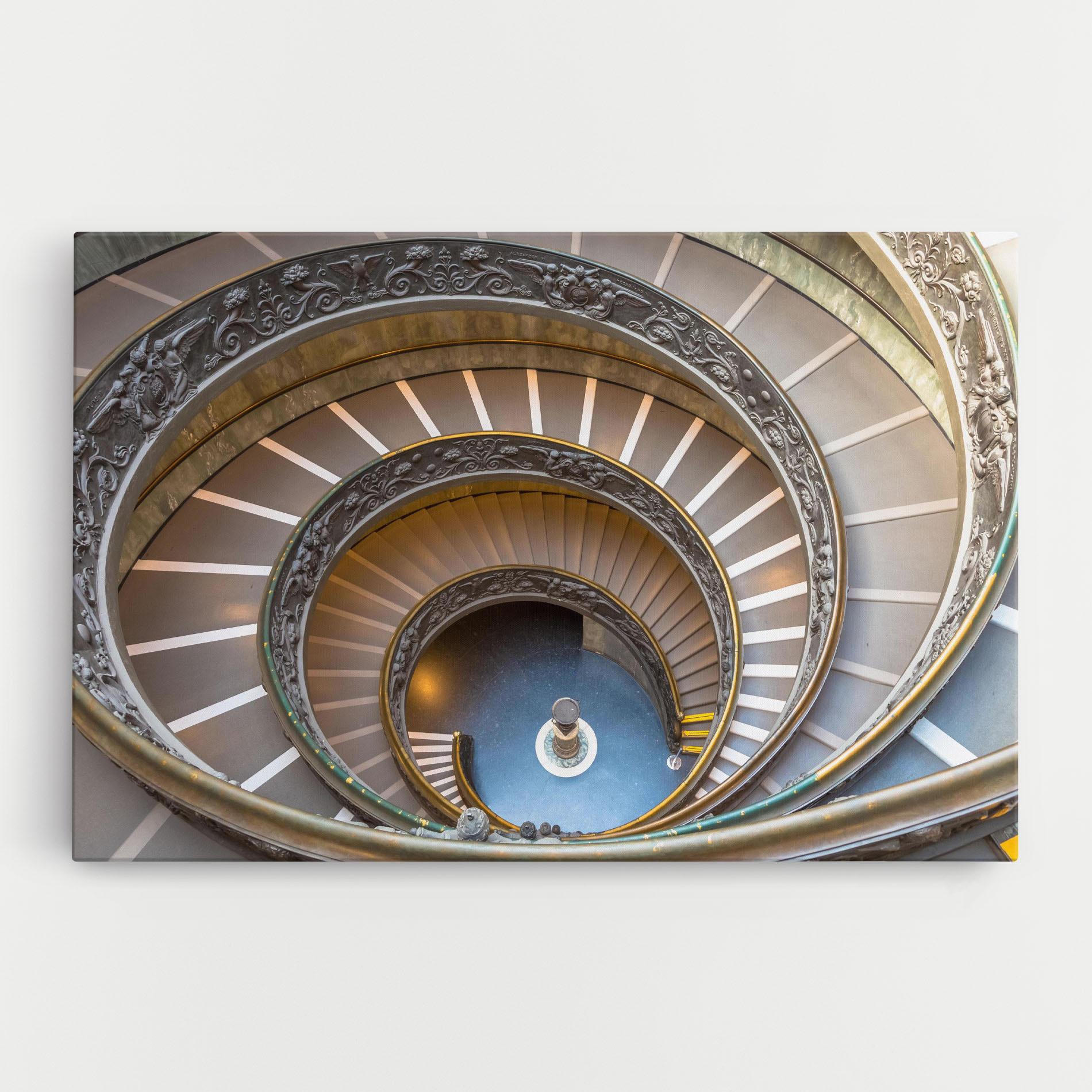 Leinwandbild Colored Stairs mockup 0