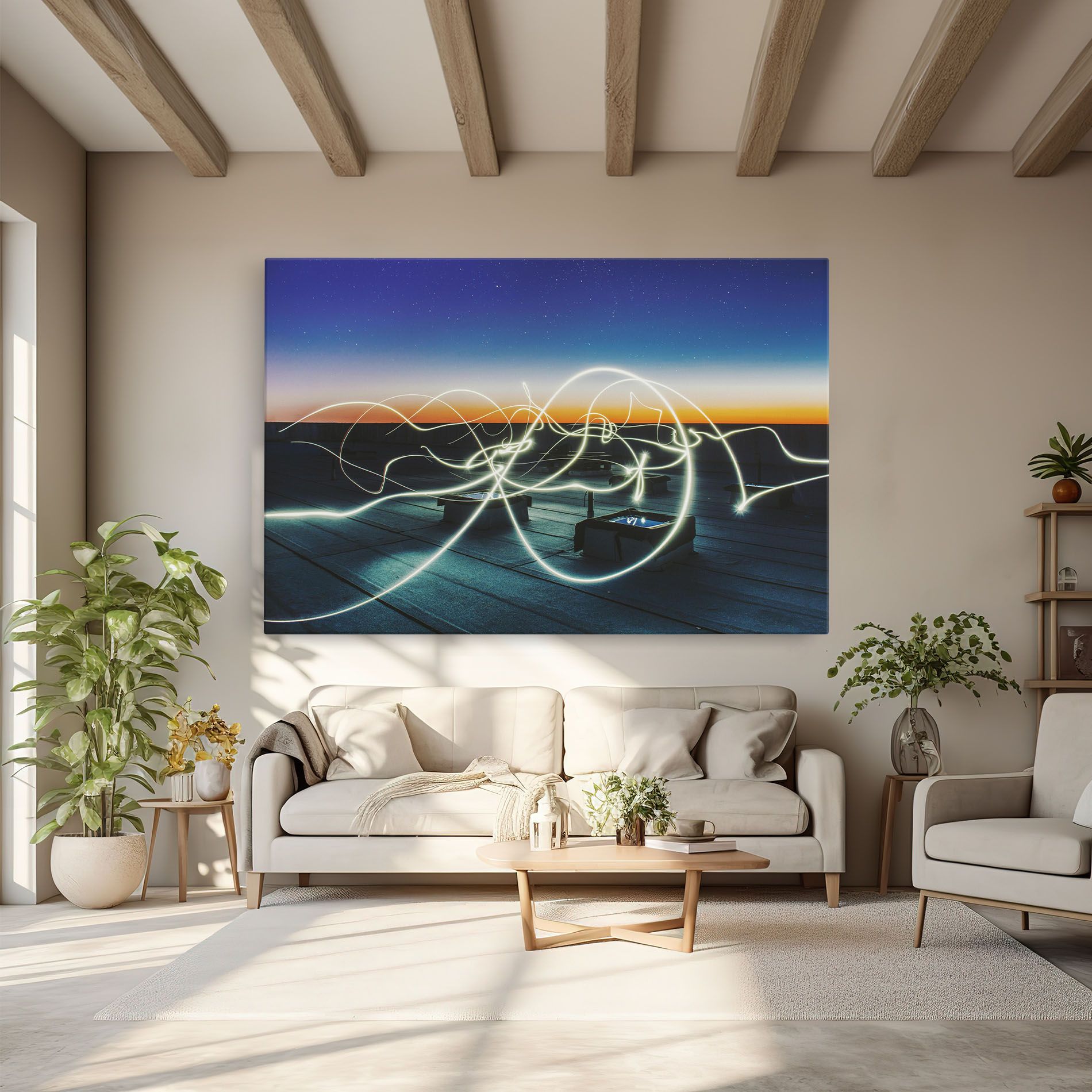 White Light Floating mockup 6