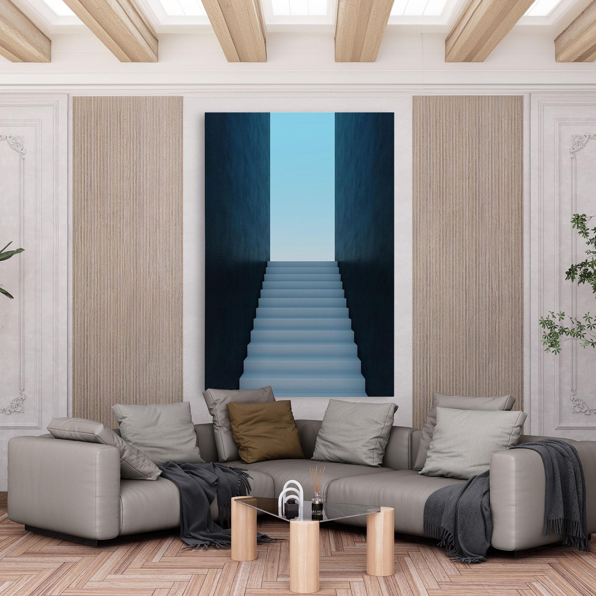Leinwandbild Forward Stairs mockup 6