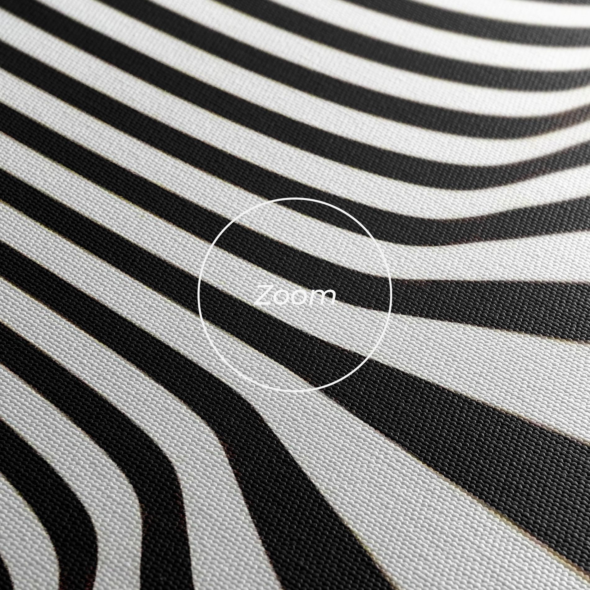 Leinwandbild Black And White Illusion mockup 3