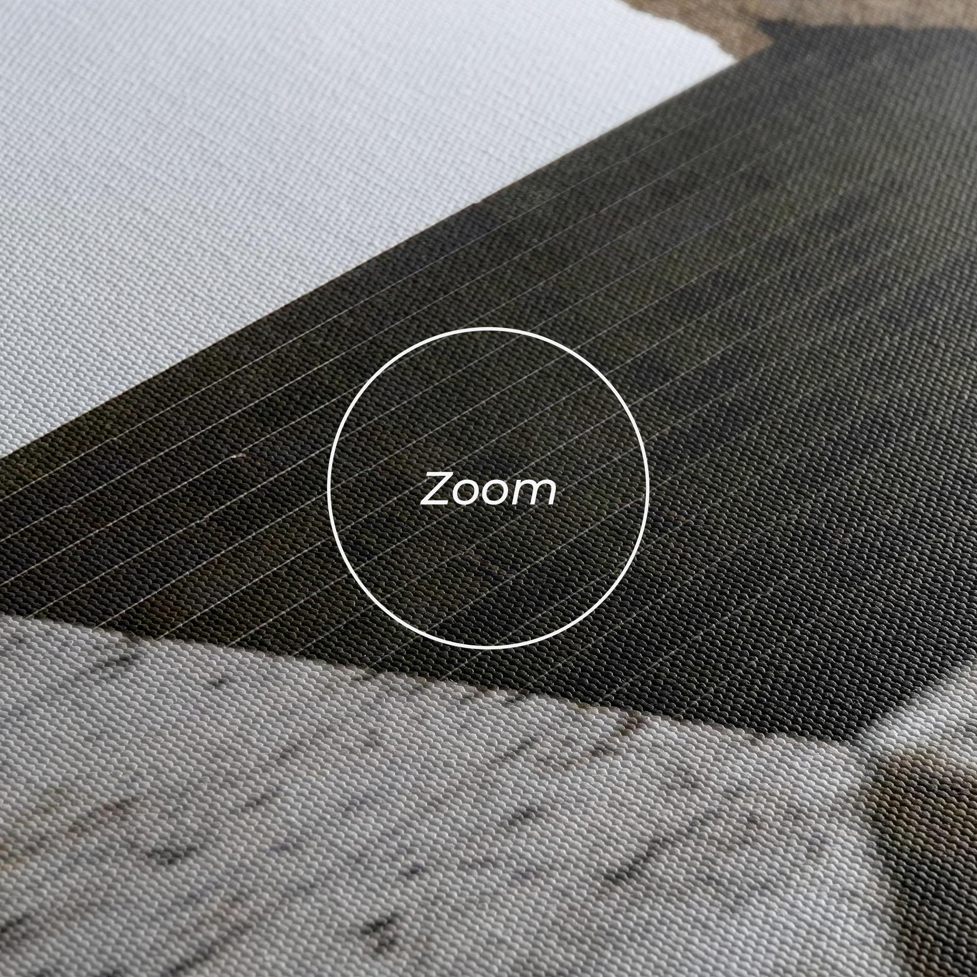 Leinwandbild Black Stairs mockup 3